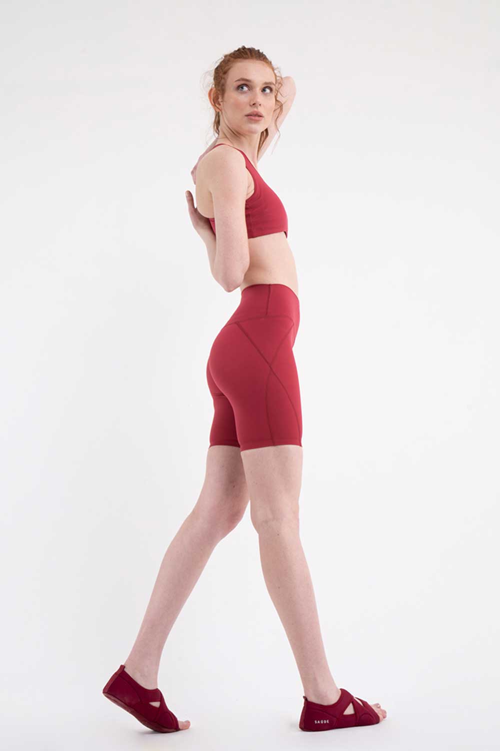 Saude-Tino Kırmızı-Şort-6-Milagron.com