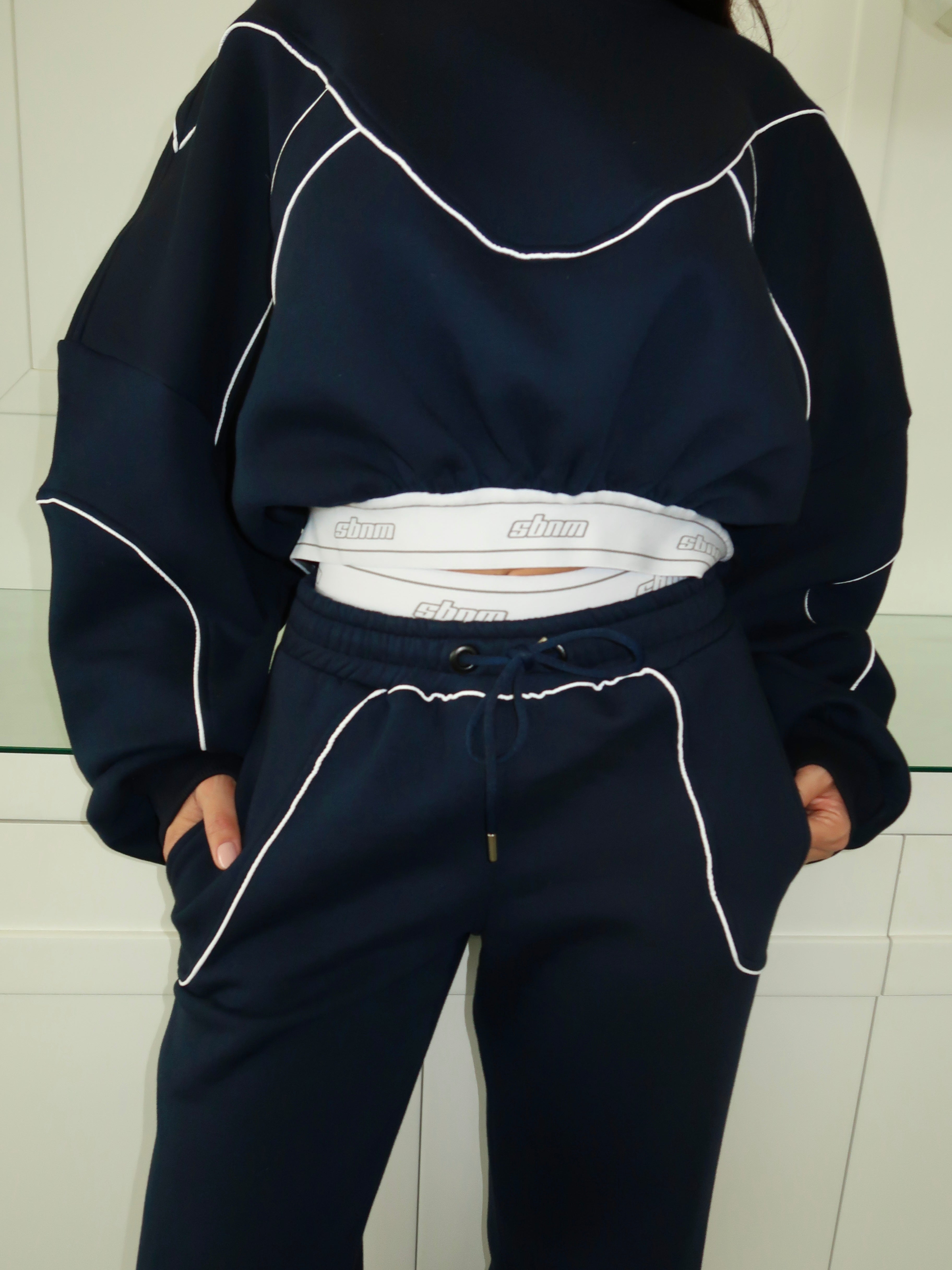 Sbnm-Navy Contour Sweatshirt-6-Milagron.com