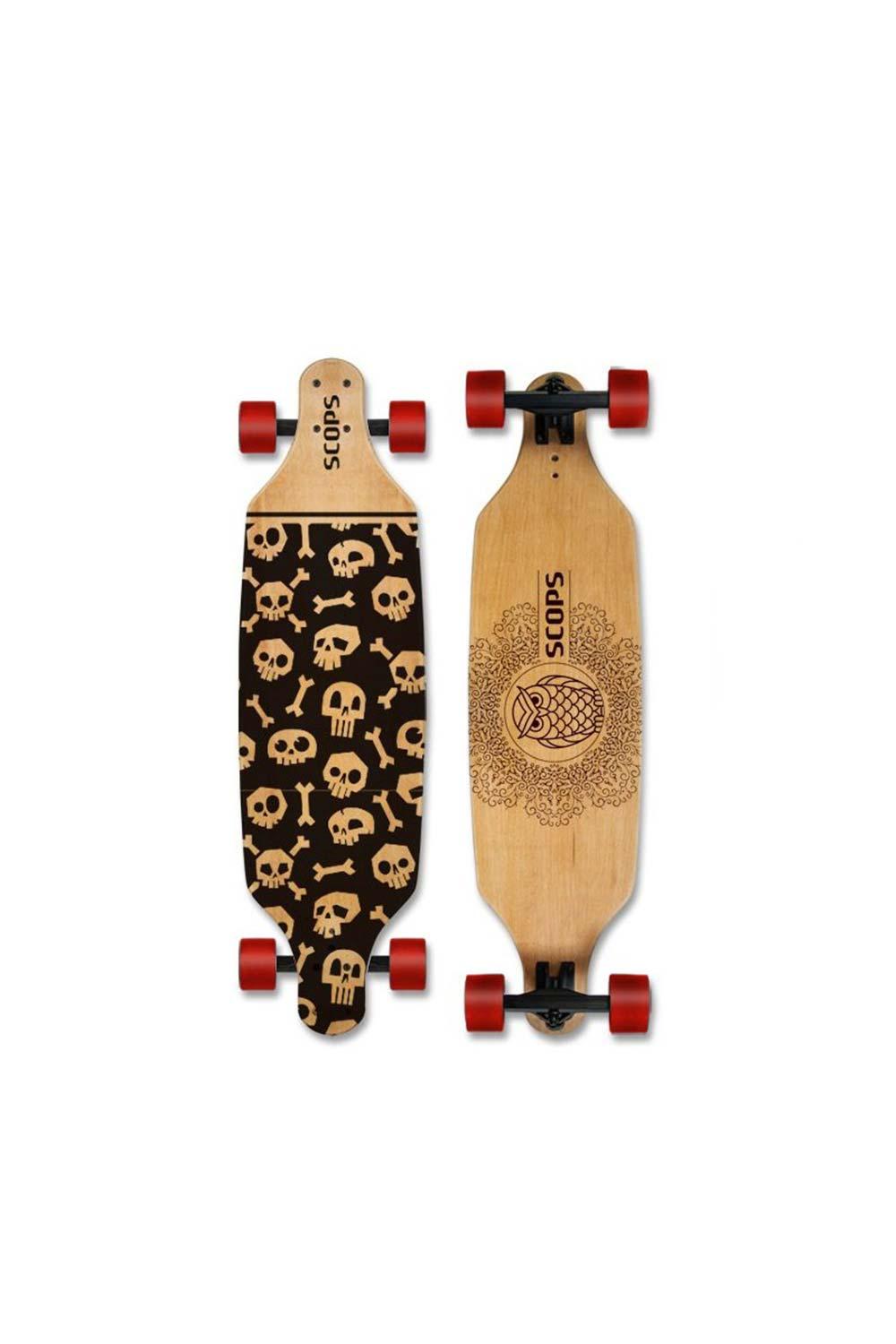 Scops-Longboard Kaykay SKULL - LF189-Kaykay-1-Milagron.com