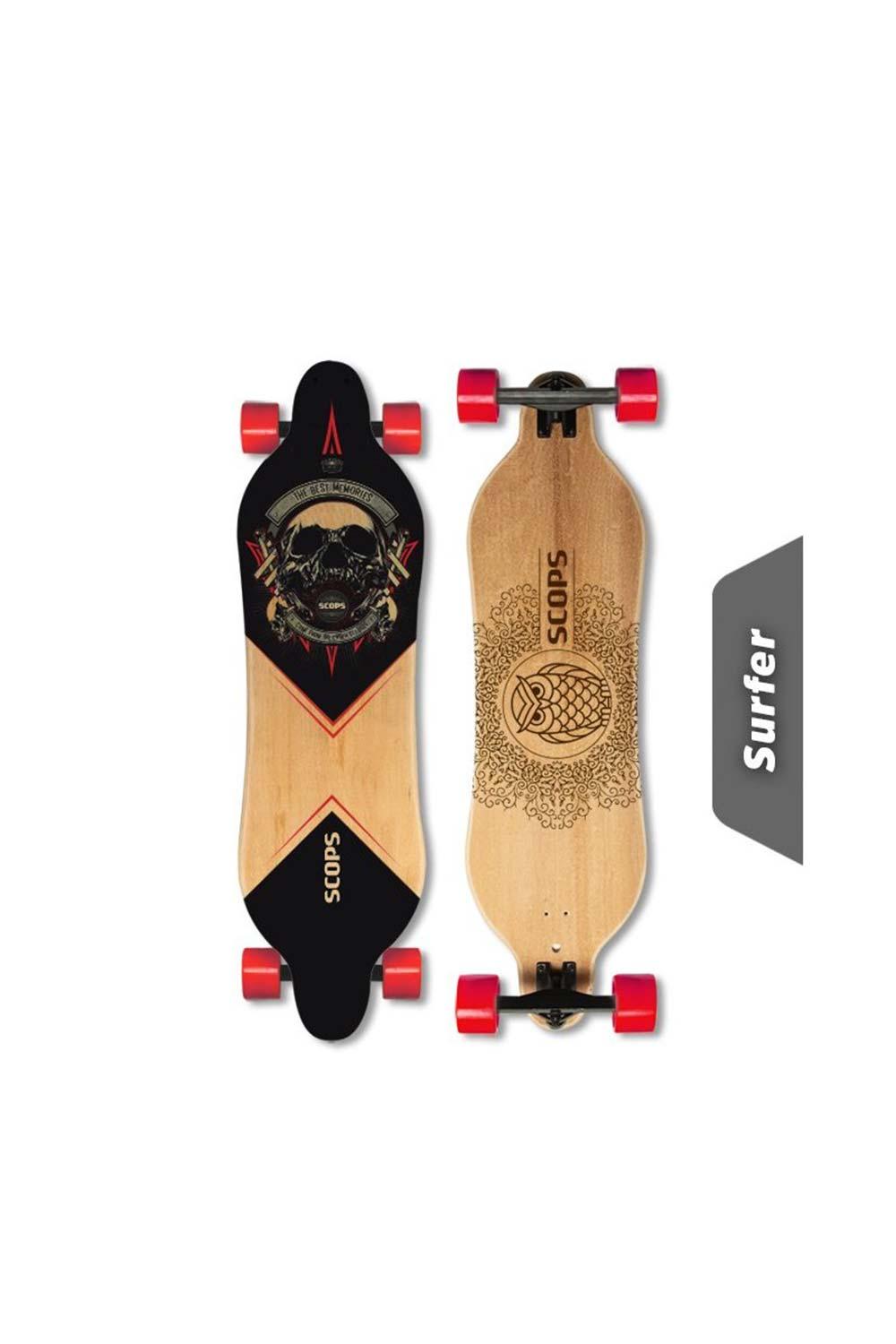 Scops-Longboard Kaykay SKULL - LS191-Kaykay-1-Milagron.com