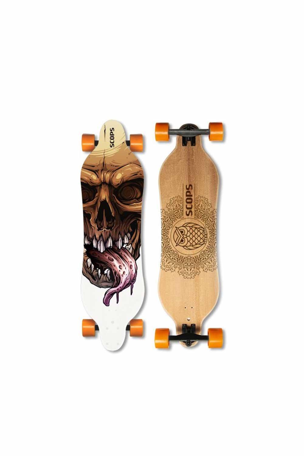 Scops-Longboard Kaykay SKULL - LS306-Kaykay-1-Milagron.com