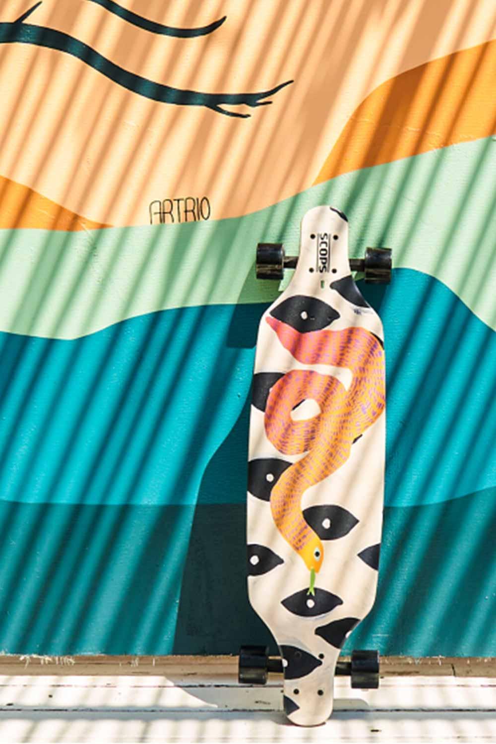 Scops-Special Edition Deniz Umut Aktaş Longboard LF-501-Kaykay-1-Milagron.com