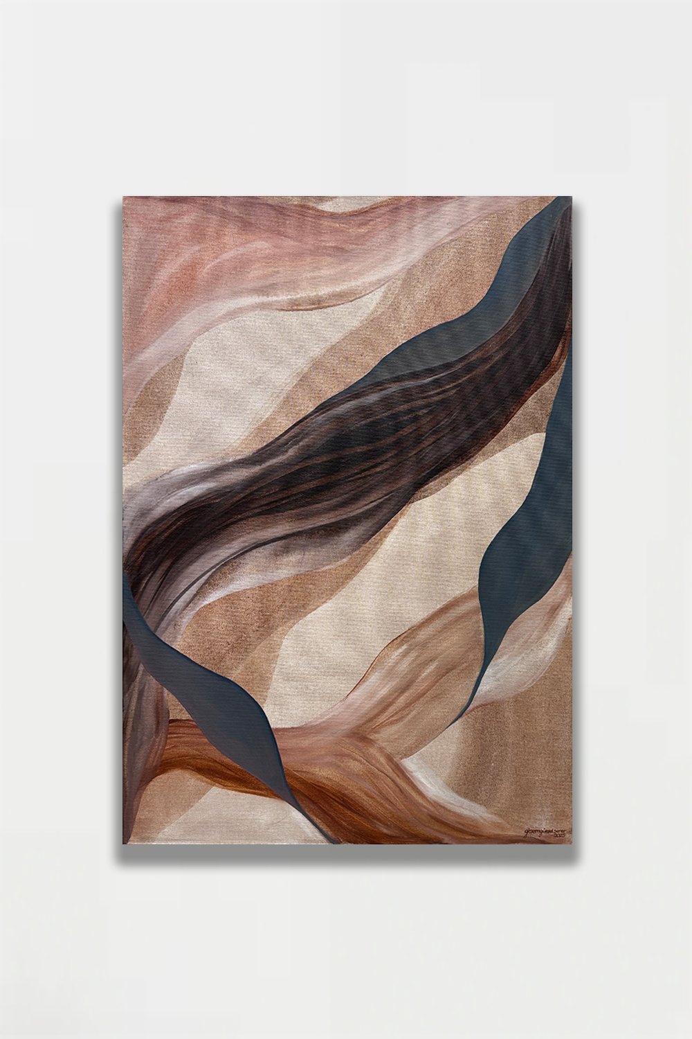 Season Sense-Flow Within Untitled #3 El Yapımı Kanvas Tablo-Tablo-1-Milagron.com