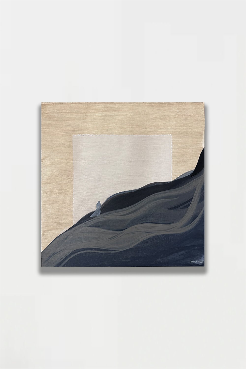 Season Sense-Flow Within Untitled #5 El Yapımı Kanvas Tablo-Tablo-1-Milagron.com