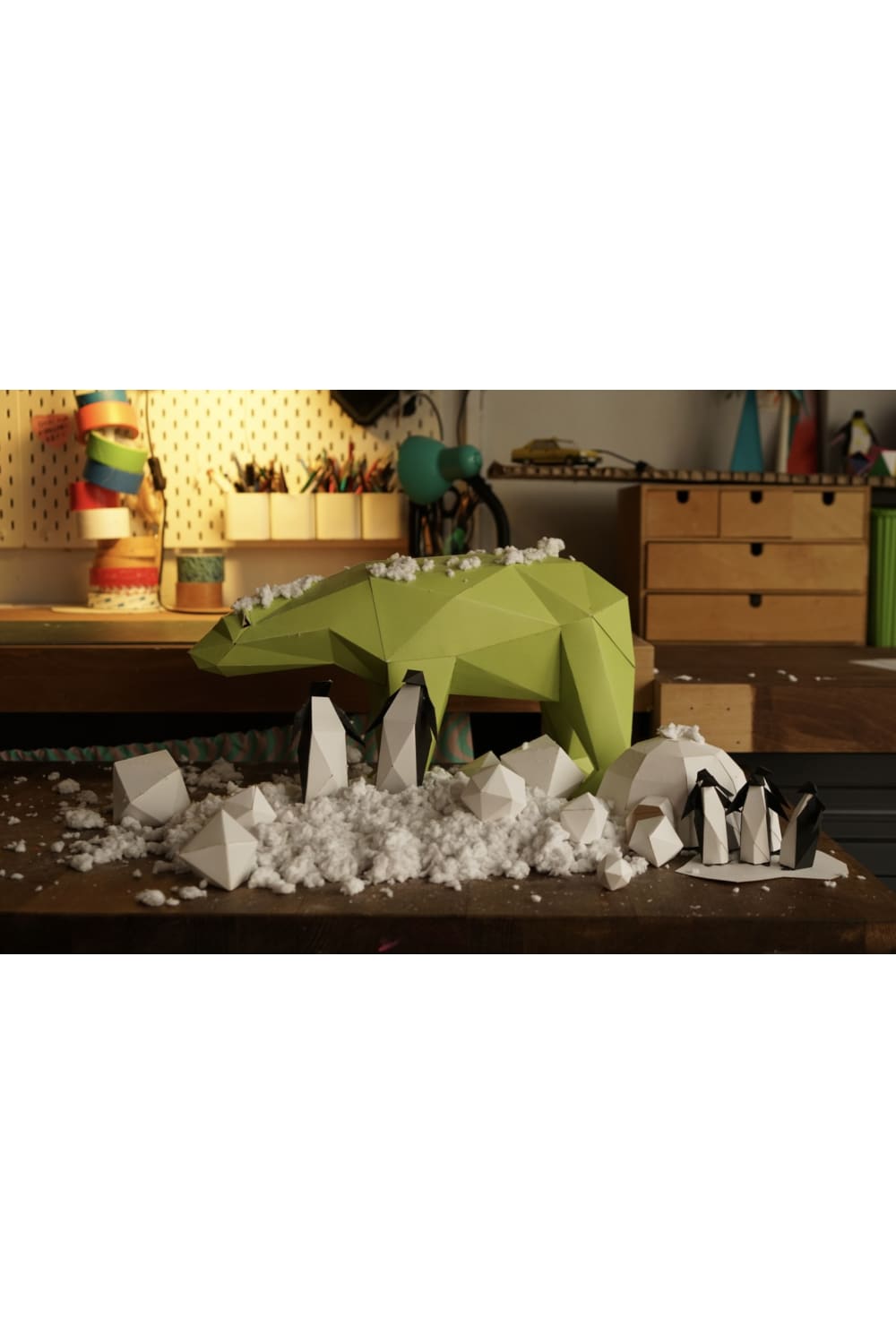 Seb Studio-Kutuplar Seti lime Kendin Yap Heykel Kiti-Heykel Kiti-1-Milagron.com