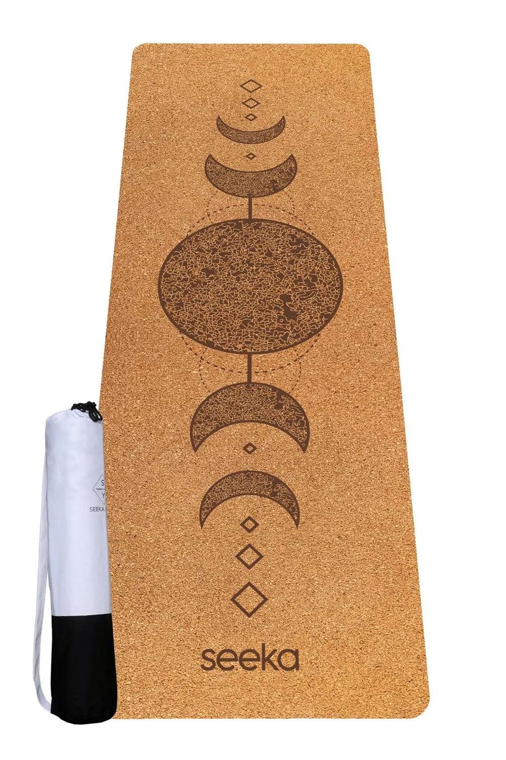 Seeka Yoga-Mantar Serisi Yoga Mat - Moon-Yoga Matı-2-Milagron.com
