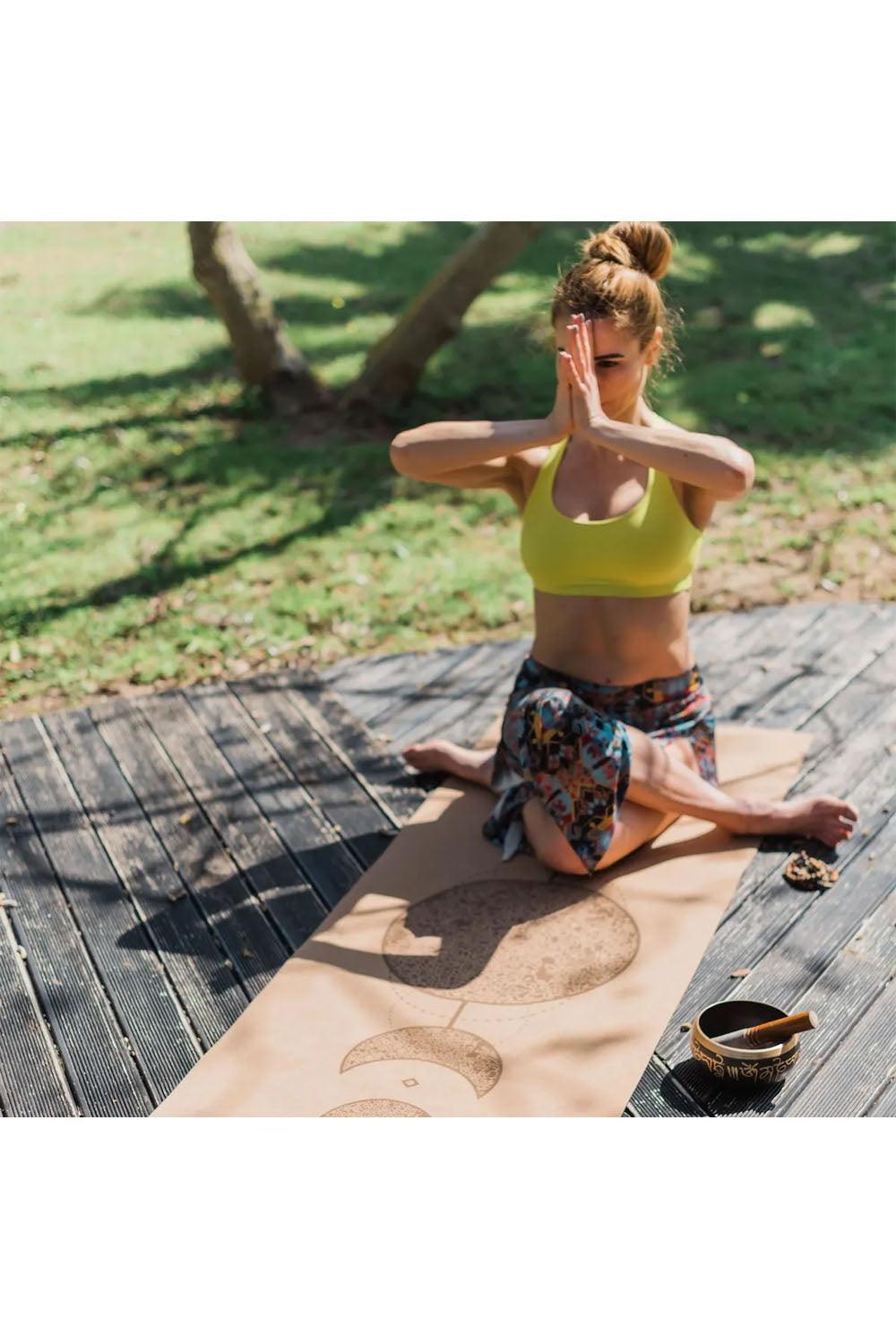 Seeka Yoga-Mantar Serisi Yoga Mat - Moon-Yoga Matı-3-Milagron.com