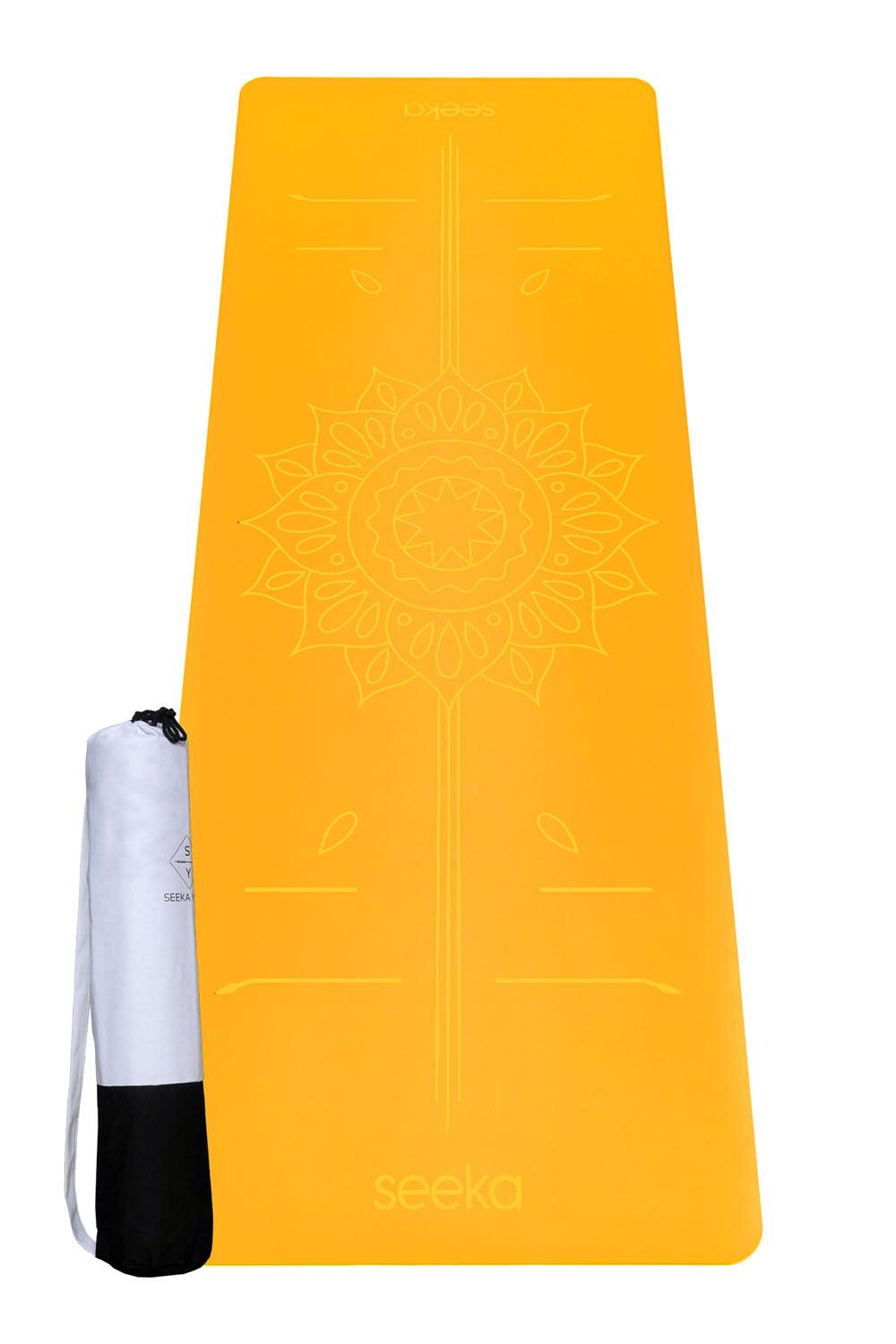 Seeka Yoga-Pro Serisi Sun Yoga Mat - Turuncu-Yoga Matı-1-Milagron.com