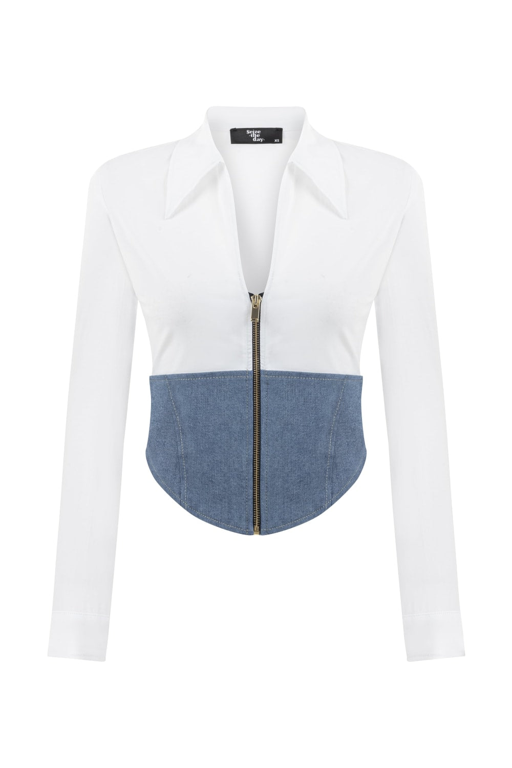 Seize The Day-Ruby Deni̇m Gömlek-Gömlek-1-Milagron.com