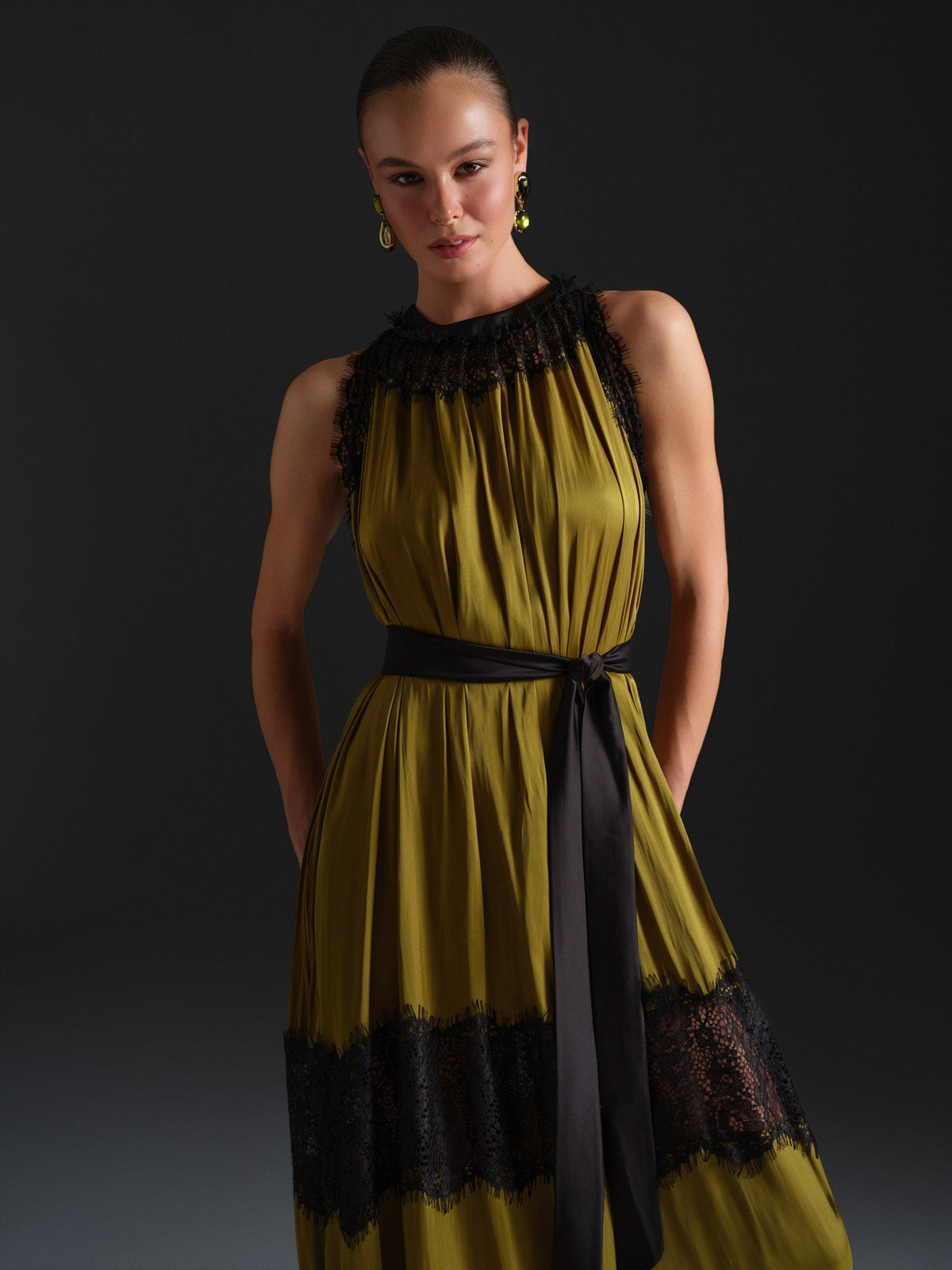 Seize The Day-Siena Dantelli Uzun Elbise-Elbise-1-Milagron.com