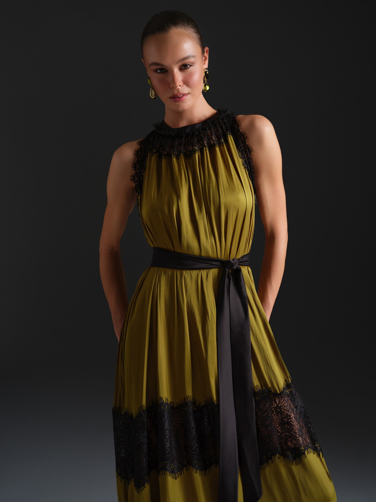 Seize The Day-Siena Dantelli Uzun Elbise-Elbise-1-Milagron.com