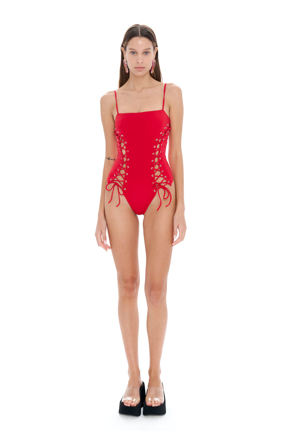 Selia Richwood-Ada Red Swimsuit-Bikini & Mayo-4-Milagron.com