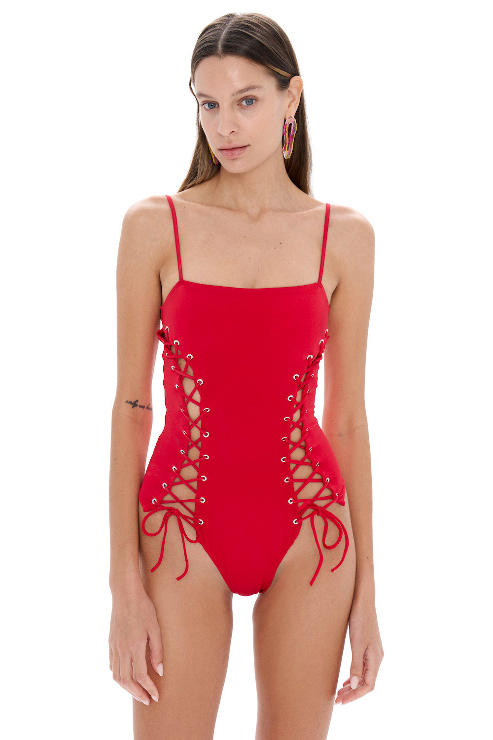 Selia Richwood-Ada Red Swimsuit-Bikini & Mayo-5-Milagron.com