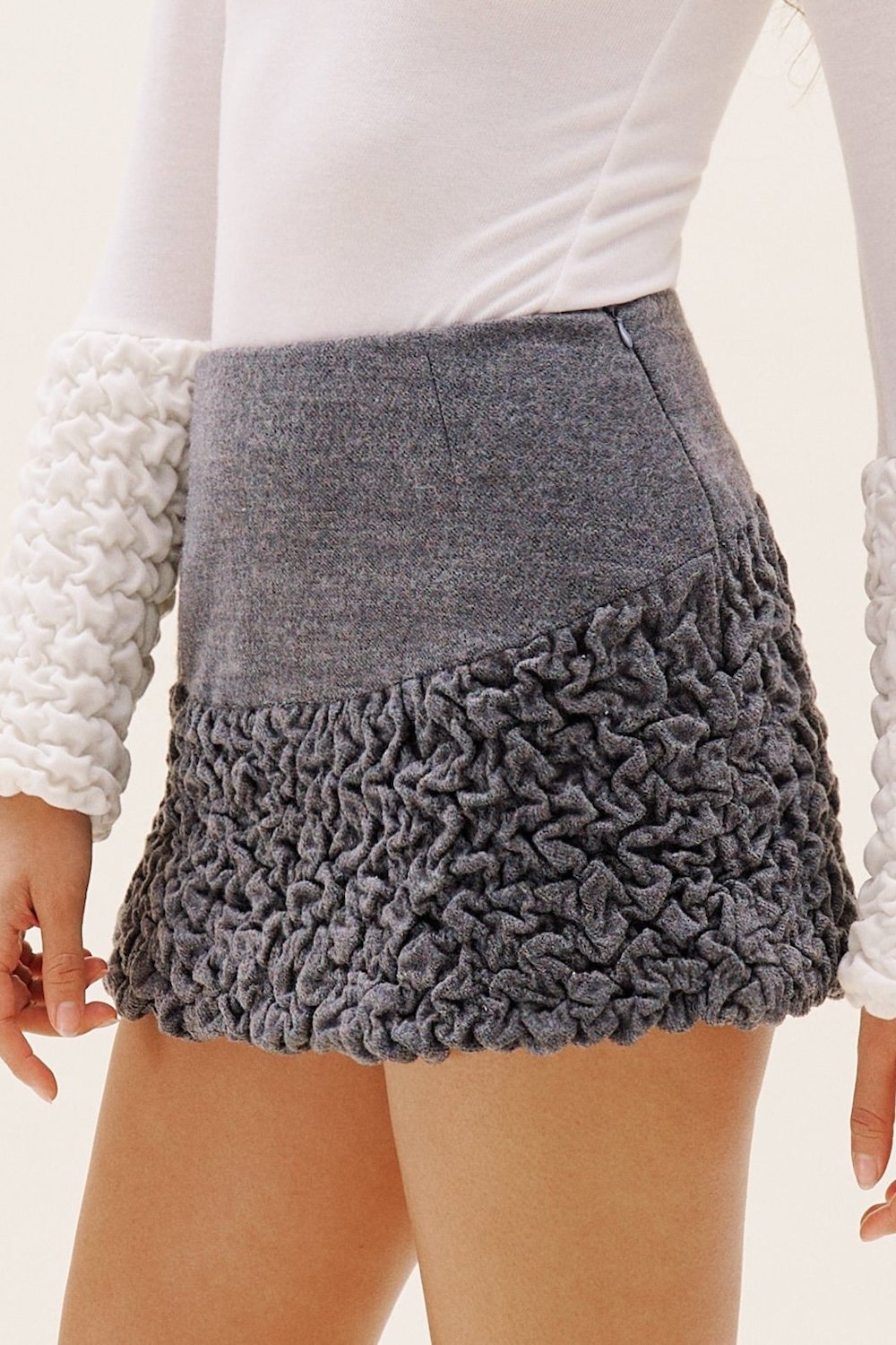 Selia Richwood-Wool Poncik Skirt-Etek-4-Milagron.com