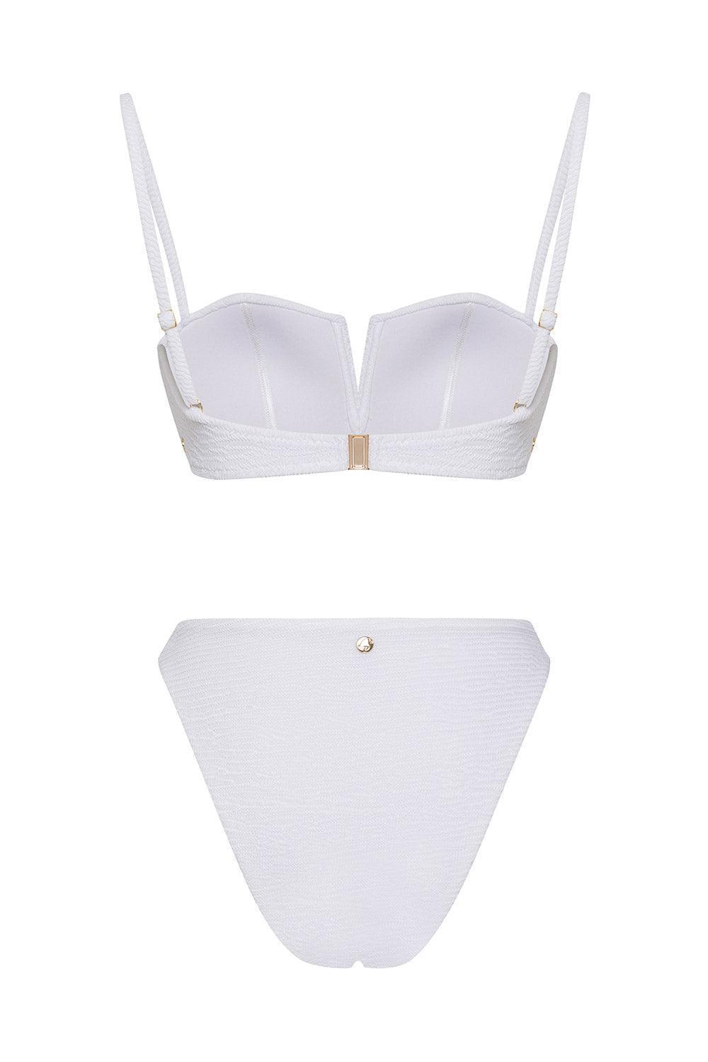 Sellie-Eros Beyaz Bikini Üstü-Bikini & Mayo-2-Milagron.com