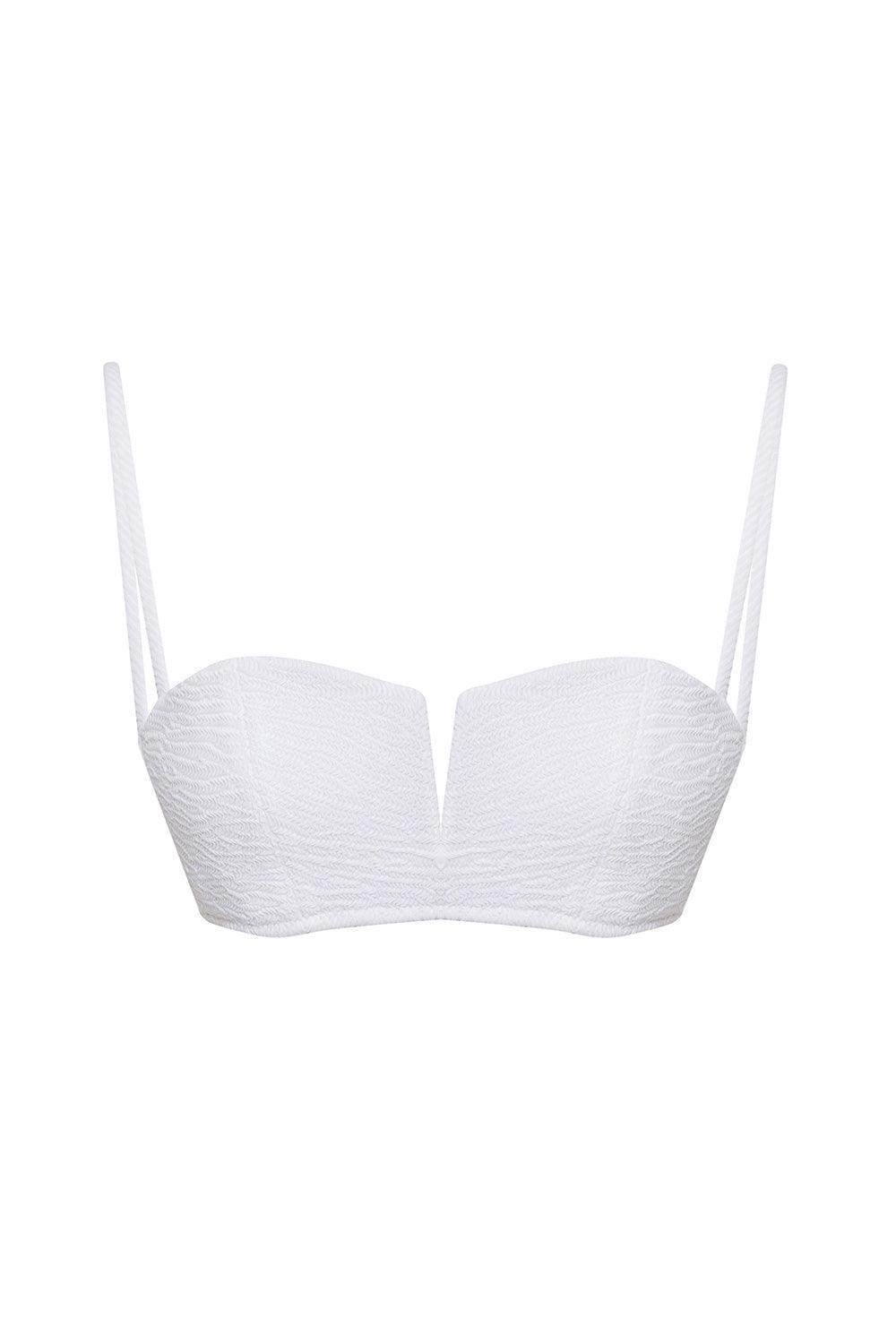 Sellie-Eros Beyaz Bikini Üstü-Bikini & Mayo-3-Milagron.com