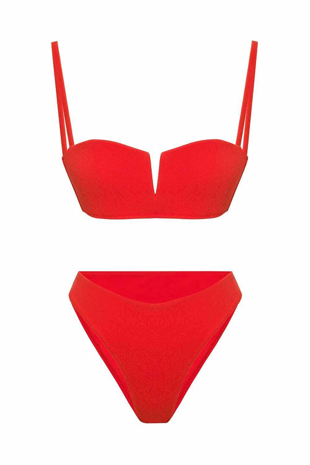 Sellie-Eros Kırmızı Bikini Altı-Bikini & Mayo-1-Milagron.com