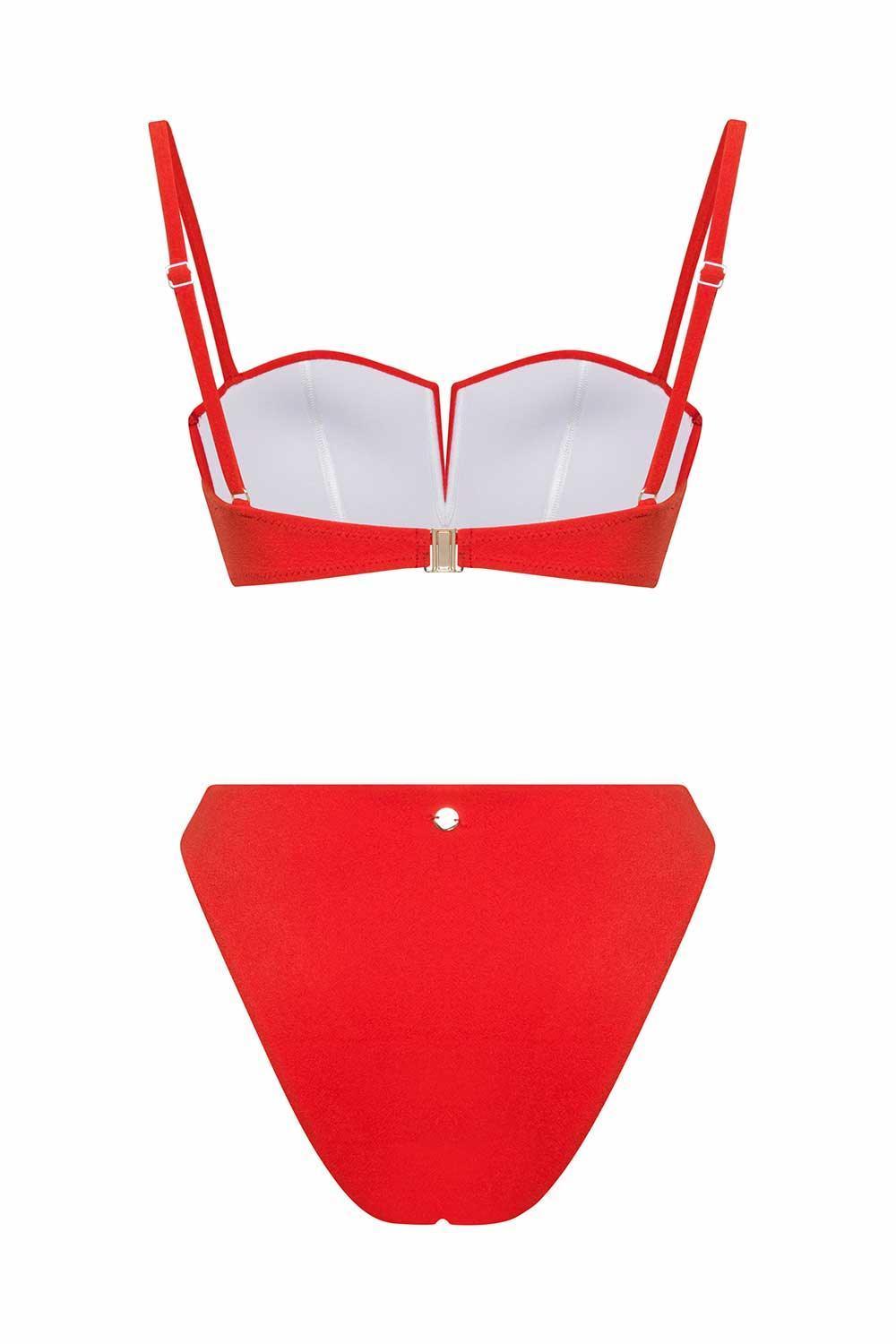 Sellie-Eros Kırmızı Bikini Altı-Bikini & Mayo-2-Milagron.com