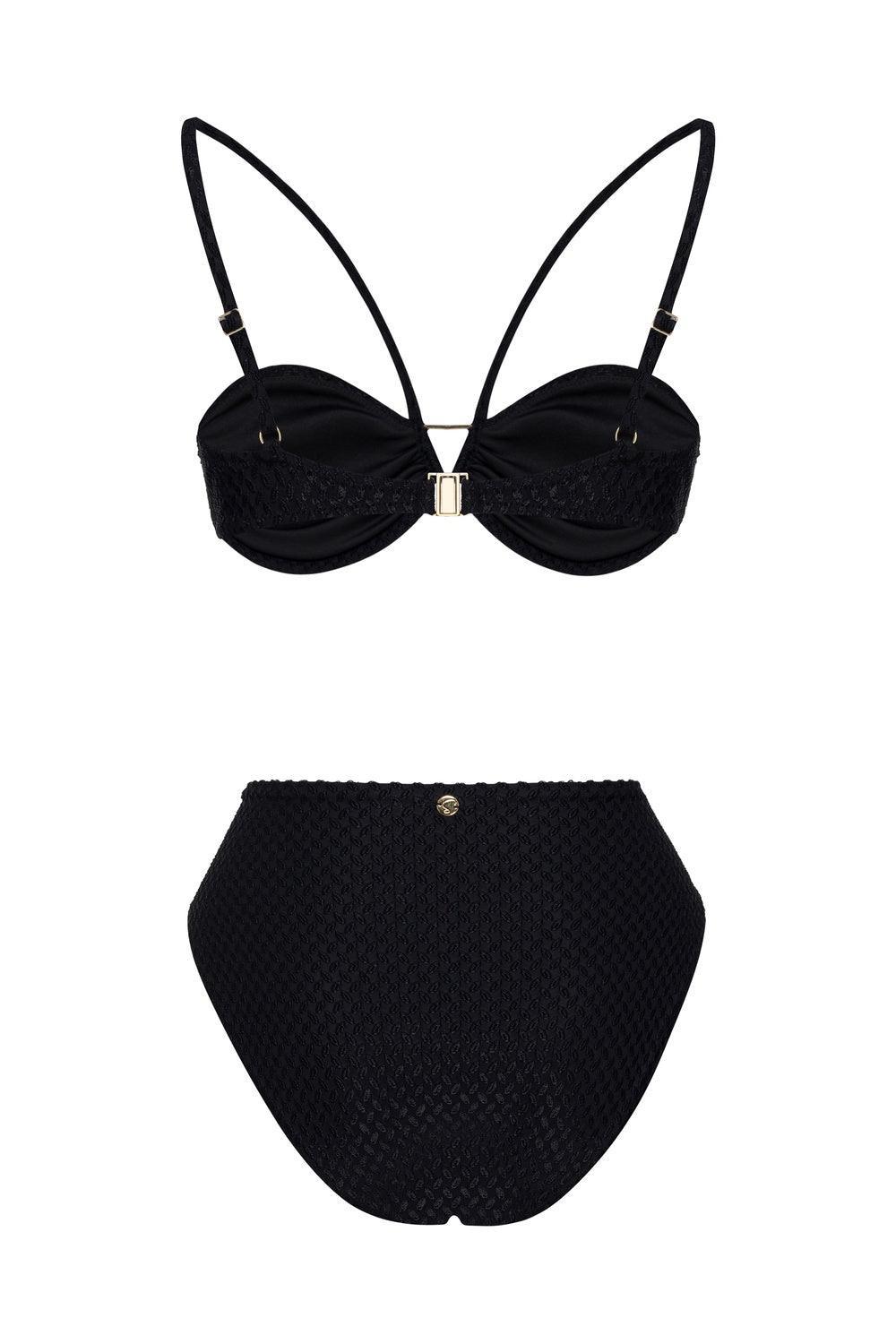 Sellie-Harmony Siyah Bikini Üstü-Bikini & Mayo-3-Milagron.com