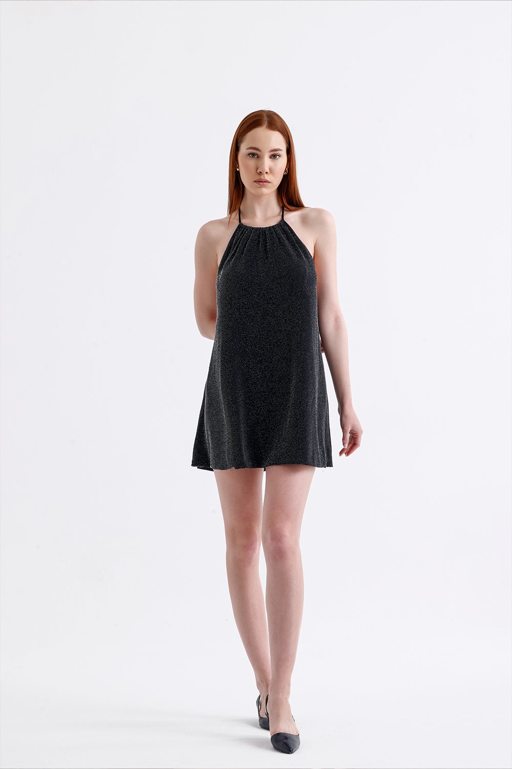 Sellie-Luna Halka Detaylı Mini Elbise-Elbise-3-Milagron.com