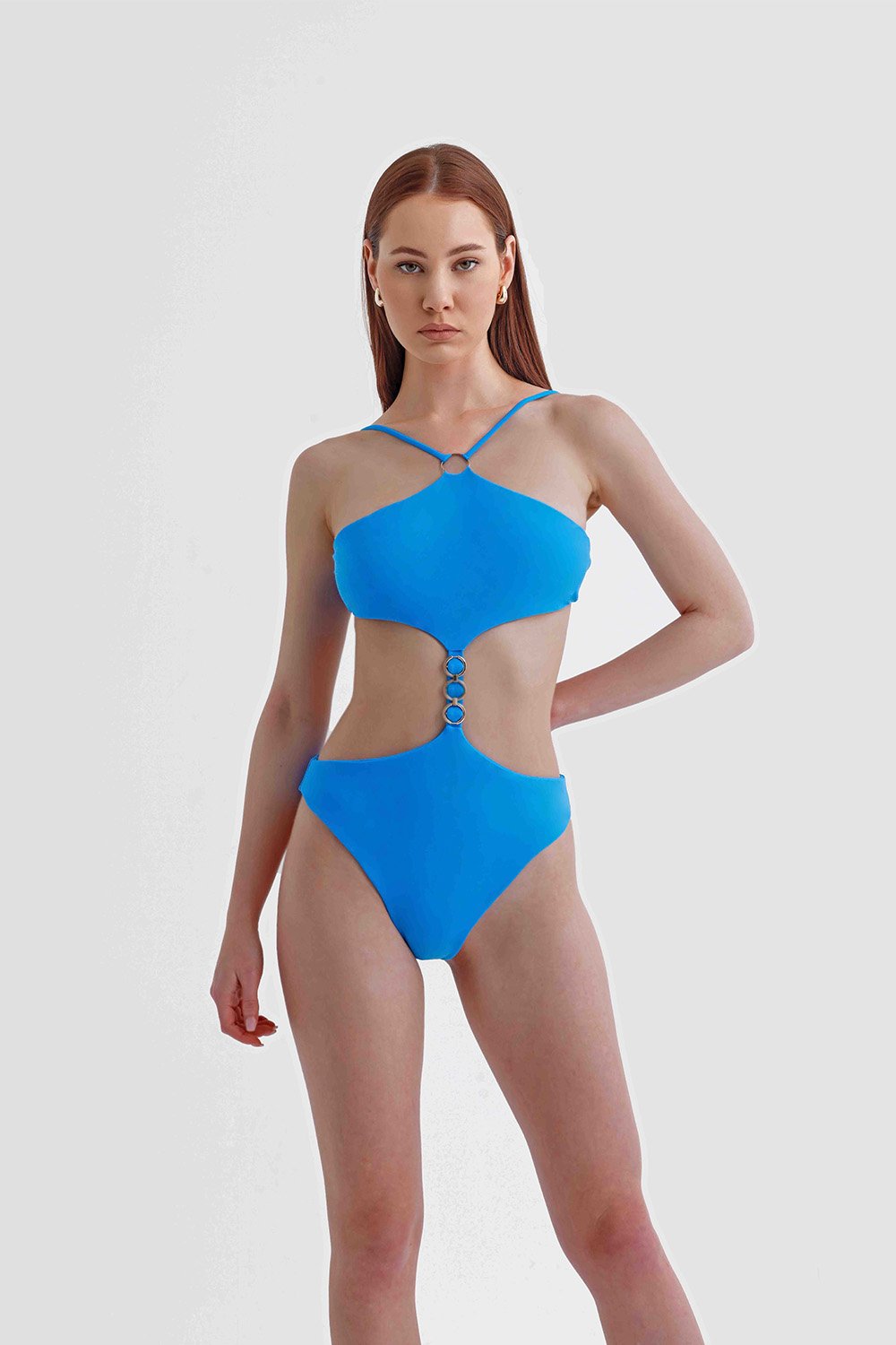 Sellie-Marine Halo Halka Detaylı Mayo-Bikini & Mayo-3-Milagron.com