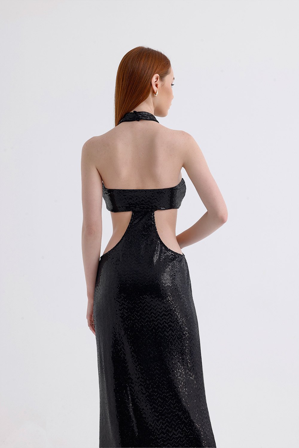 Sellie-Nova Payet İşlemeli Maxi Kokteyl Elbise-Elbise-3-Milagron.com