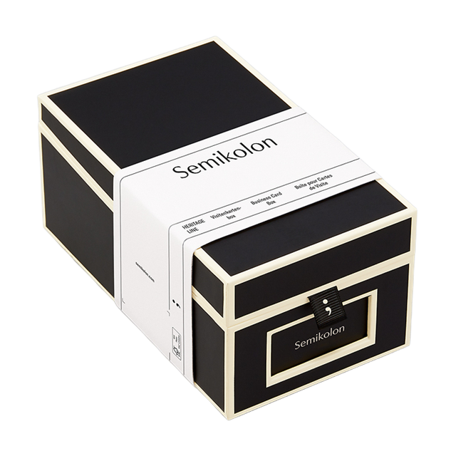 Semikolon-Kartvizitlik Kutusu - Siyah-Kartvizitlik-1-Milagron.com