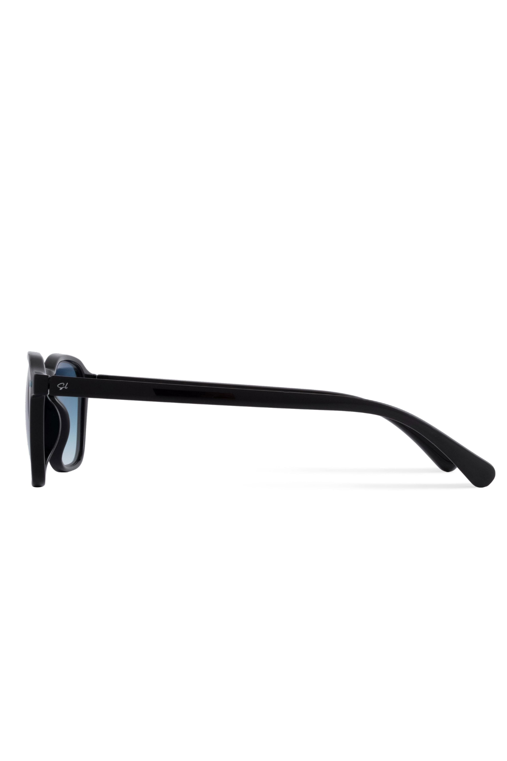 Senlites-Kyler Aquamari̇ne Unisex Siyah Degrade Uv400 Kare Güneş Gözlüğü-Güneş Gözlüğü-2-Milagron.com