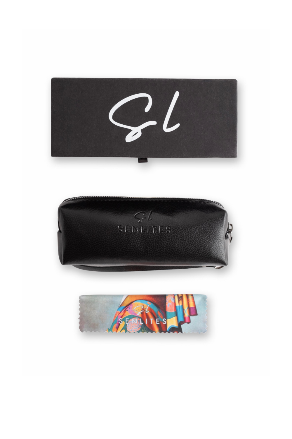 Senlites-Kyler Aquamari̇ne Unisex Siyah Degrade Uv400 Kare Güneş Gözlüğü-Güneş Gözlüğü-4-Milagron.com