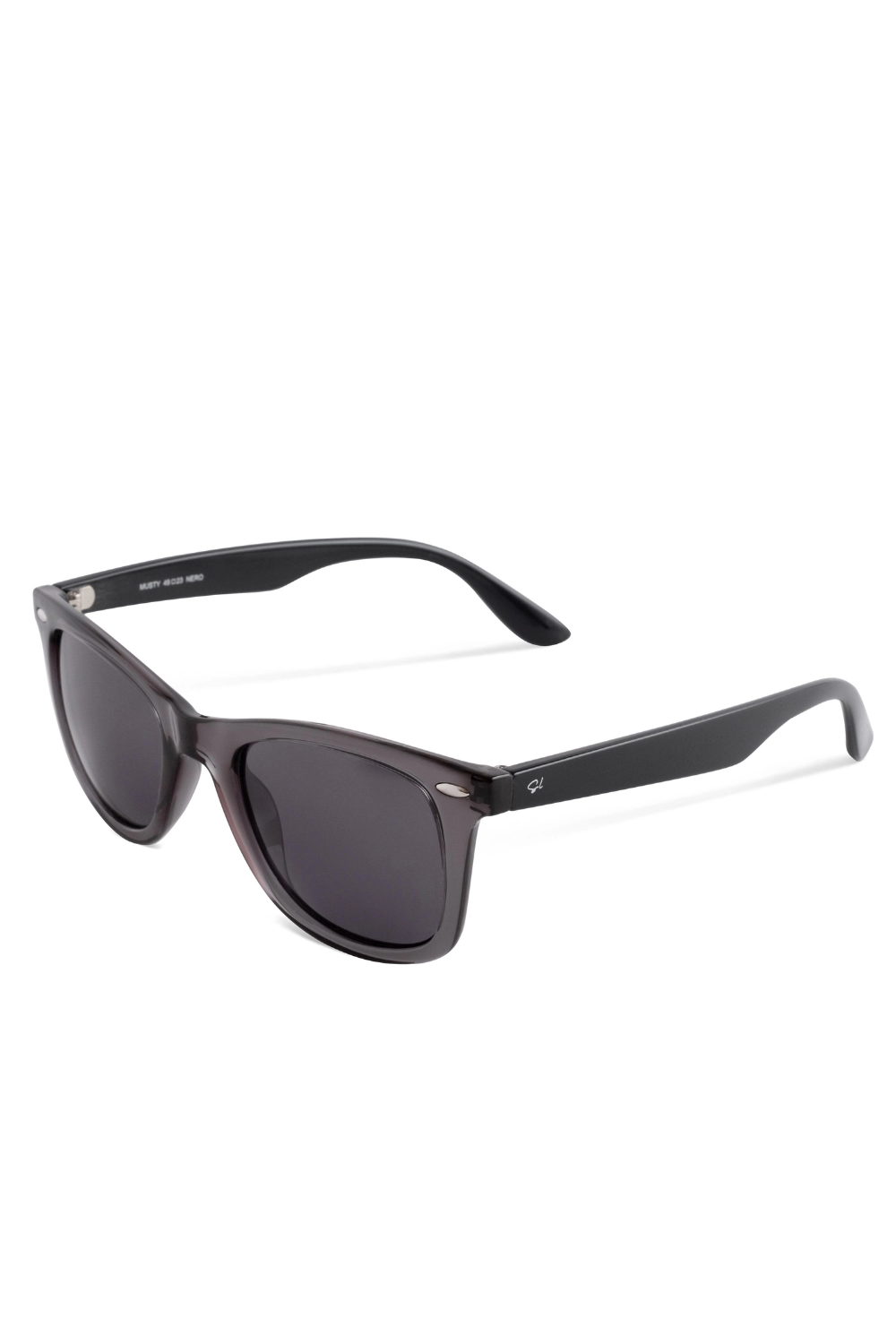 Senlites-Musty Nero Erkek Siyah Polarize Dikdörtgen Güneş Gözlüğü-Güneş Gözlüğü-2-Milagron.com