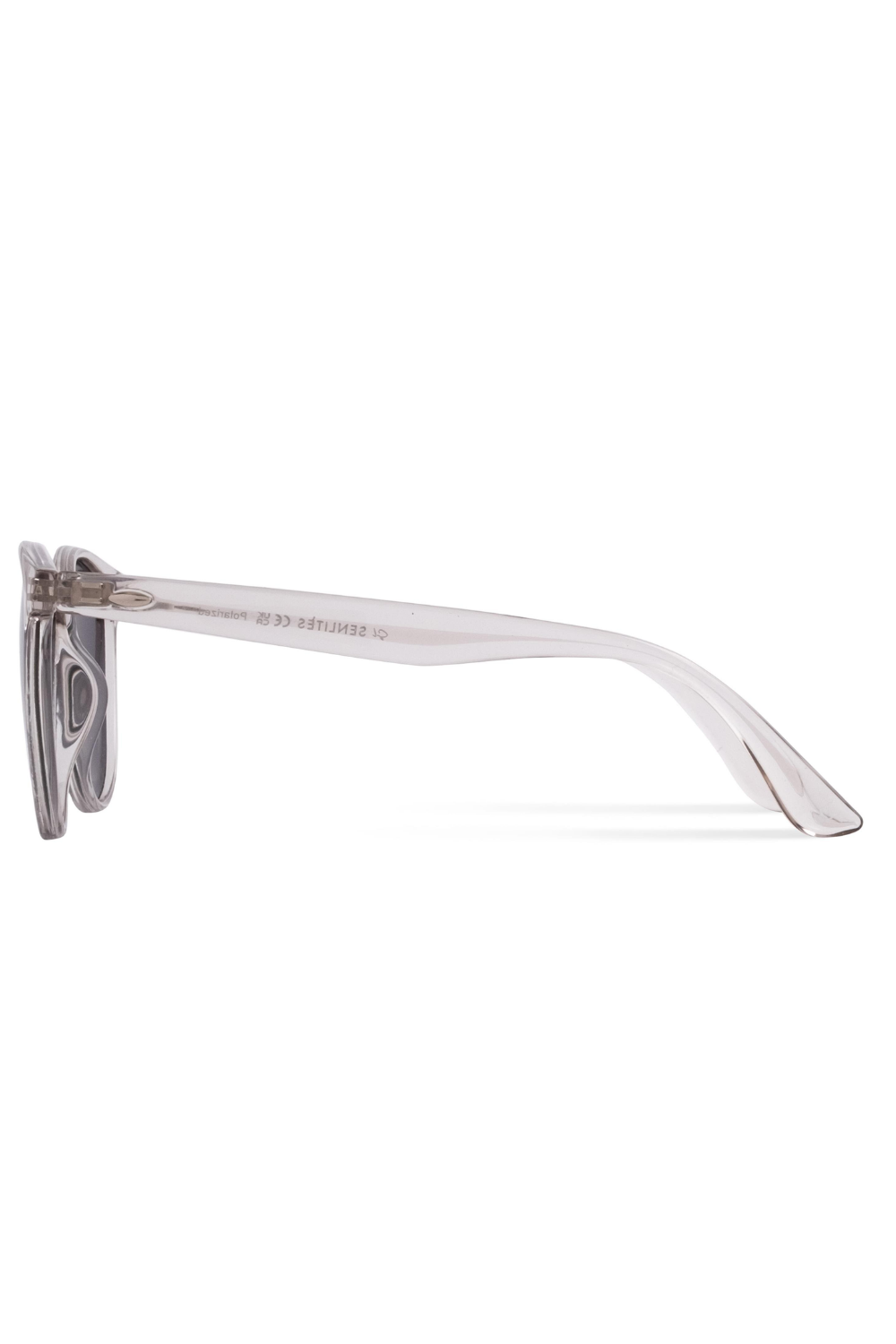 Senlites-Shaye Bianco Unisex Şeffaf Polarize Oval Güneş Gözlüğü-Güneş Gözlüğü-3-Milagron.com