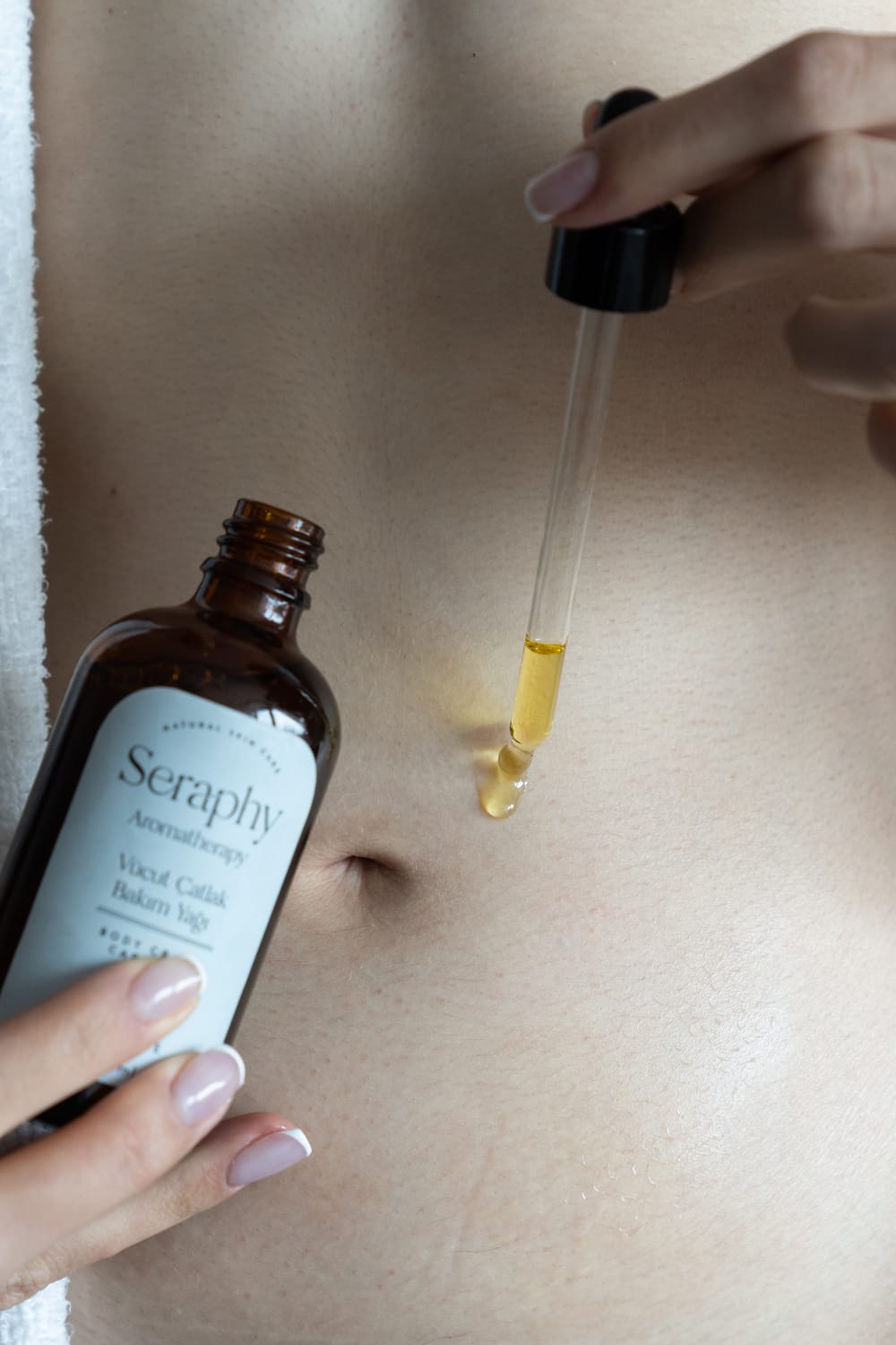 Seraphy Aromatherapy-Selülit- Çatlak Karşıtı-sıkılaştırıcı - Vücut Bakım Yağı - 100ml - % 100 Pure-Vücut Yağı-2-Milagron.com