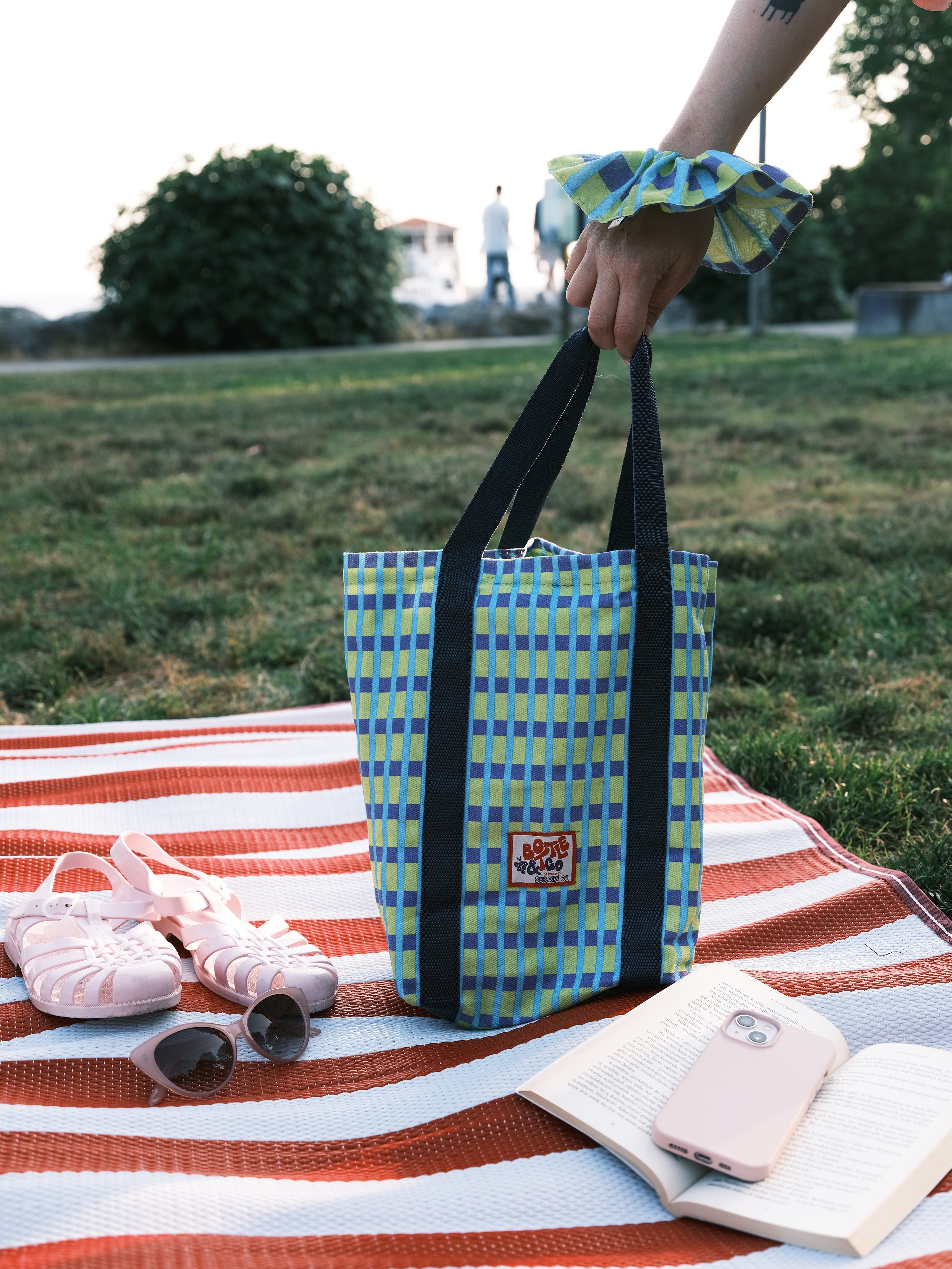 Serein Co-Bottle&Go çanta Dörtlü Yeşil-2-Milagron.com