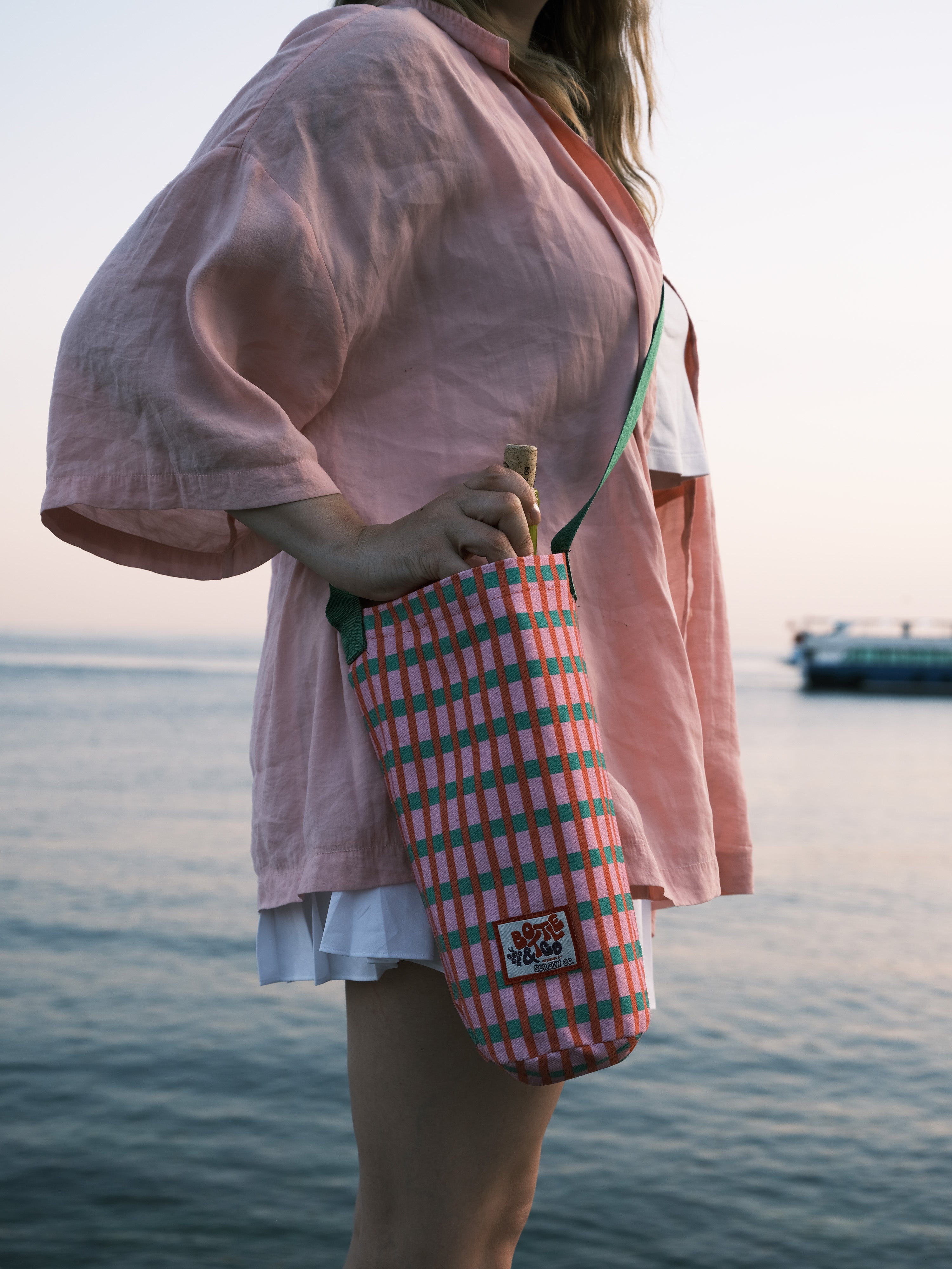 Serein Co-Bottle&Go çanta Tekli Pembe-2-Milagron.com