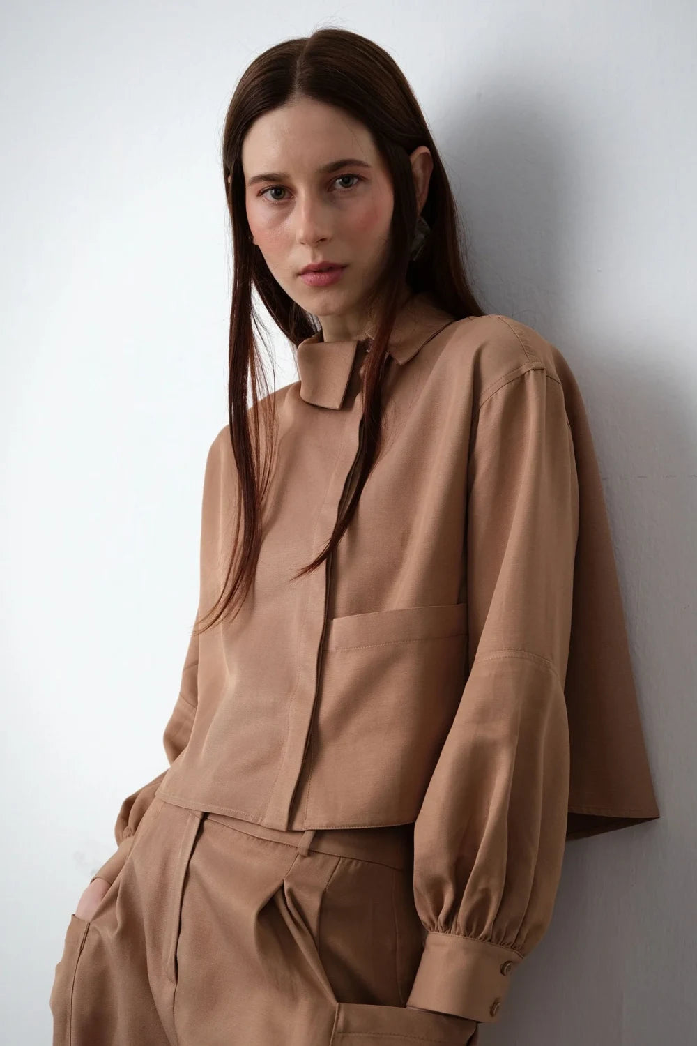 Serein Co-Kumru Bluz-Top-1-Milagron.com