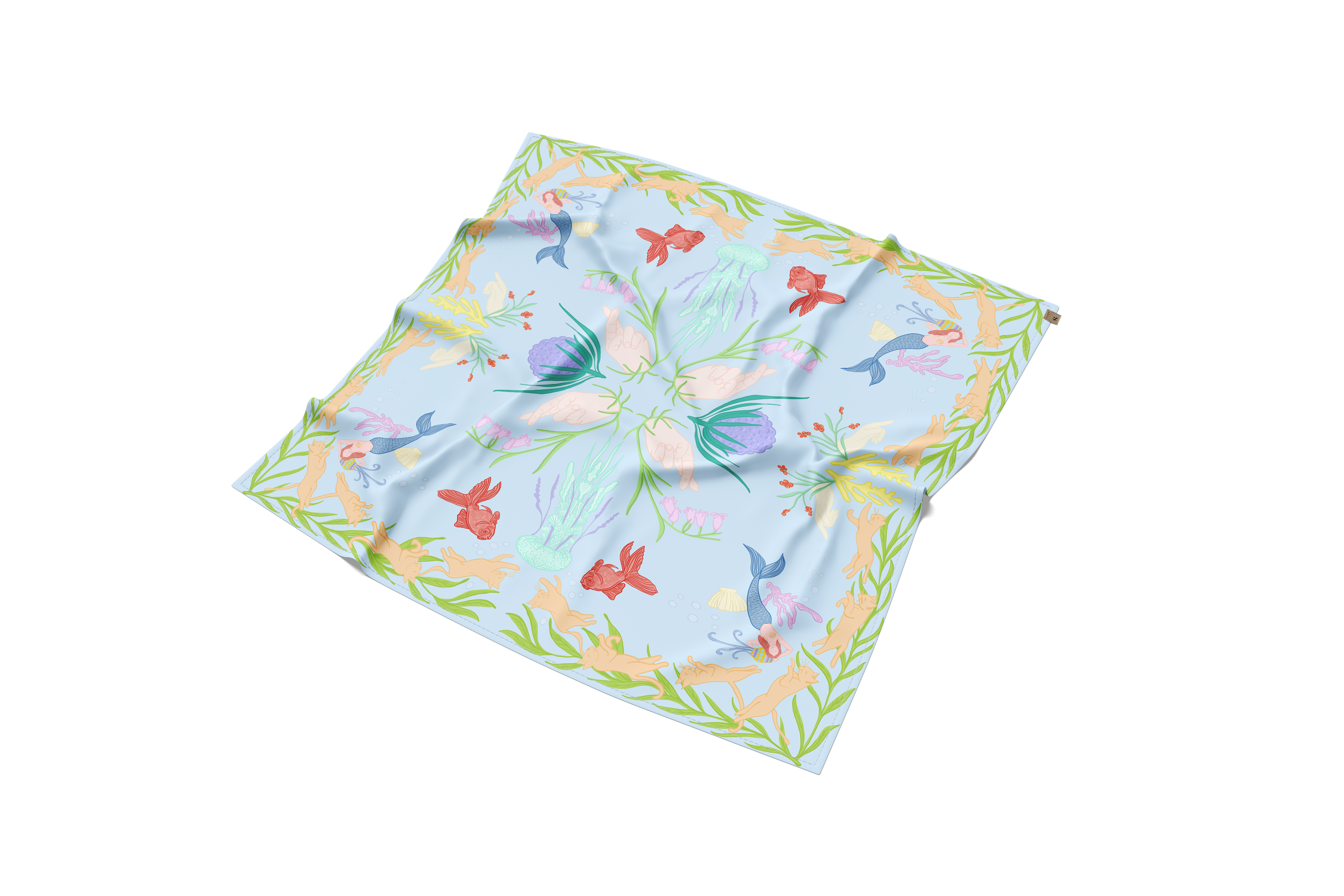 Serein Co-Mermaid Bandana-4-Milagron.com