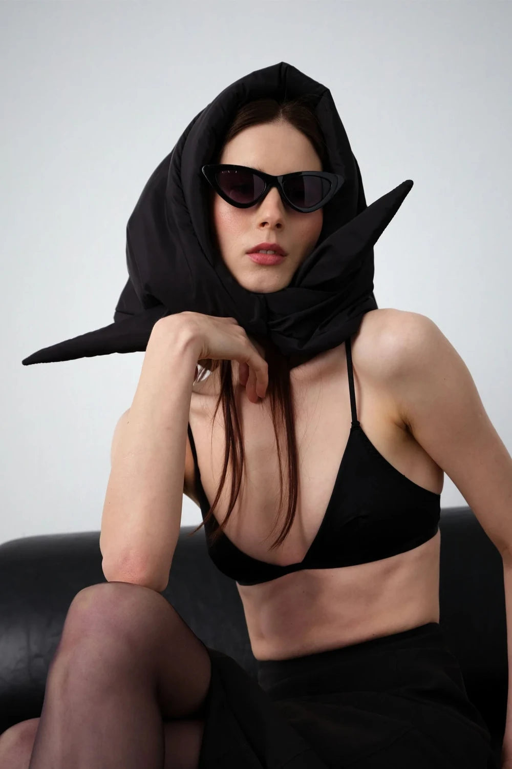 Serein Co-Müşerref Eşarp Siyah-Saç Aksesuarı-1-Milagron.com