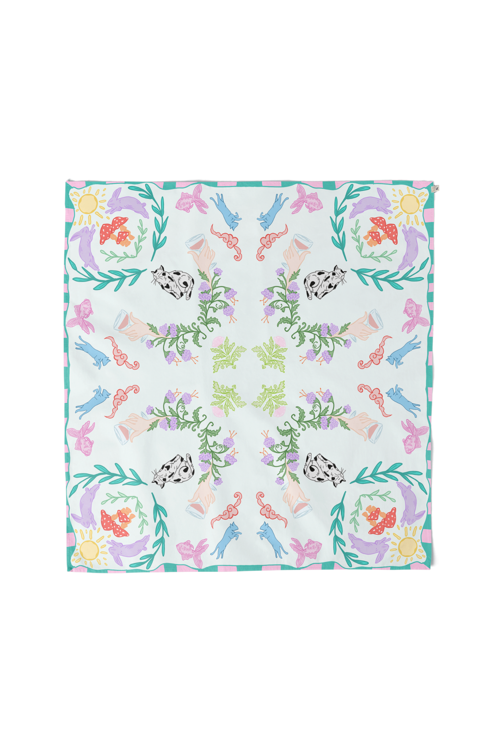 Serein Co-Mushroom Pareo-Şal & Fular-1-Milagron.com