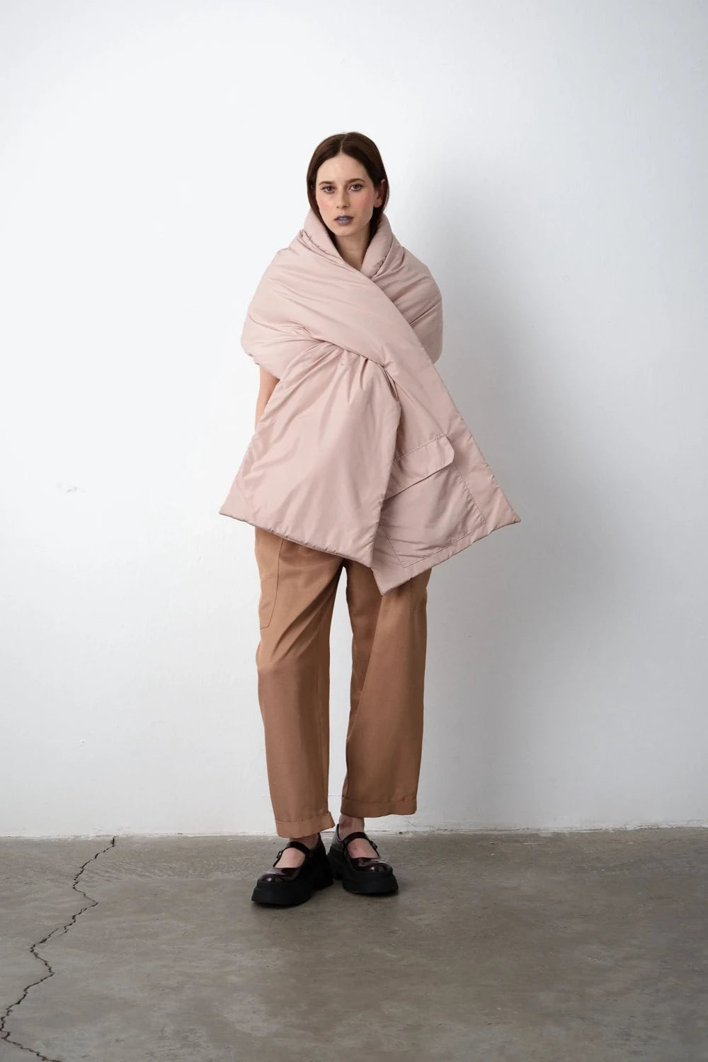 Serein Co-Pofur Atkı Bej-Şal & Fular-1-Milagron.com