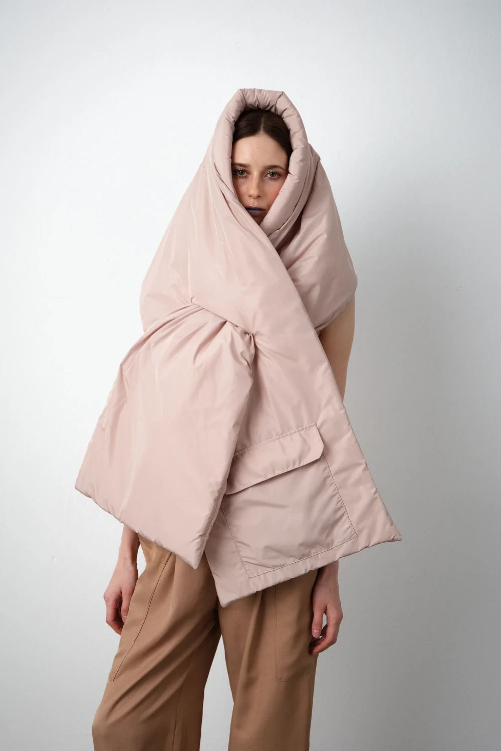 Serein Co-Pofur Atkı Bej-Şal & Fular-2-Milagron.com