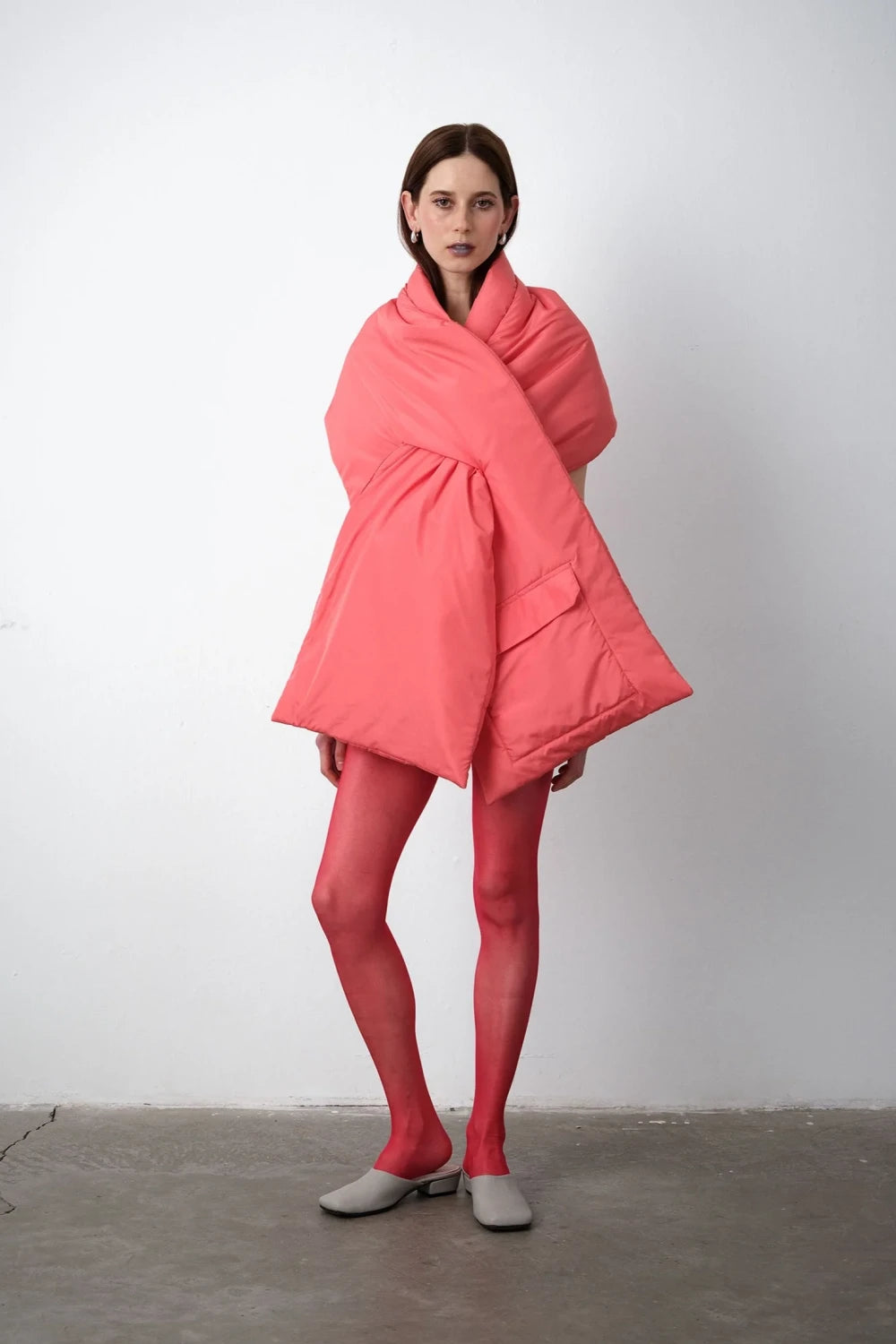 Serein Co-Pofur Atkı Pembe-Şal & Fular-2-Milagron.com