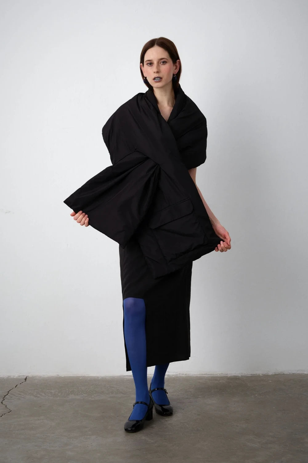 Serein Co-Pofur Atkı Siyah-Şal & Fular-1-Milagron.com