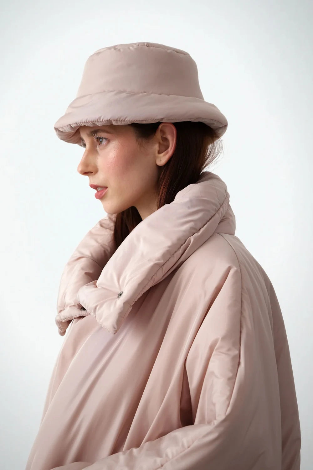 Serein Co-Pofur Şapka Bej-Bucket Hat-2-Milagron.com