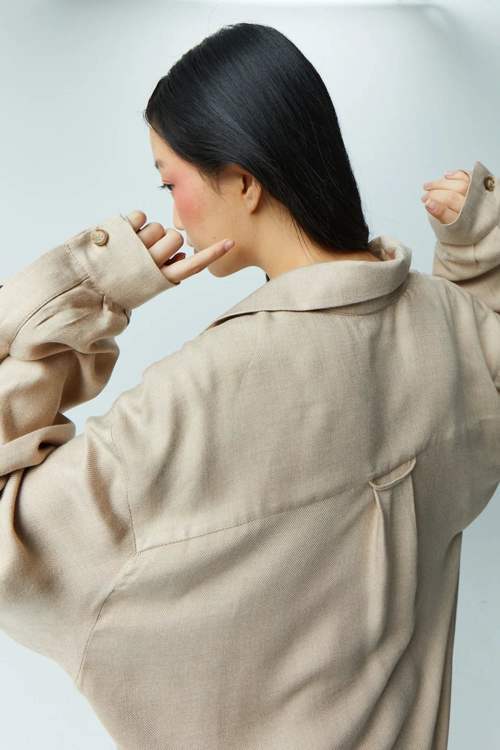 Serein Co-Soul Gömlek Bej-Gömlek-2-Milagron.com