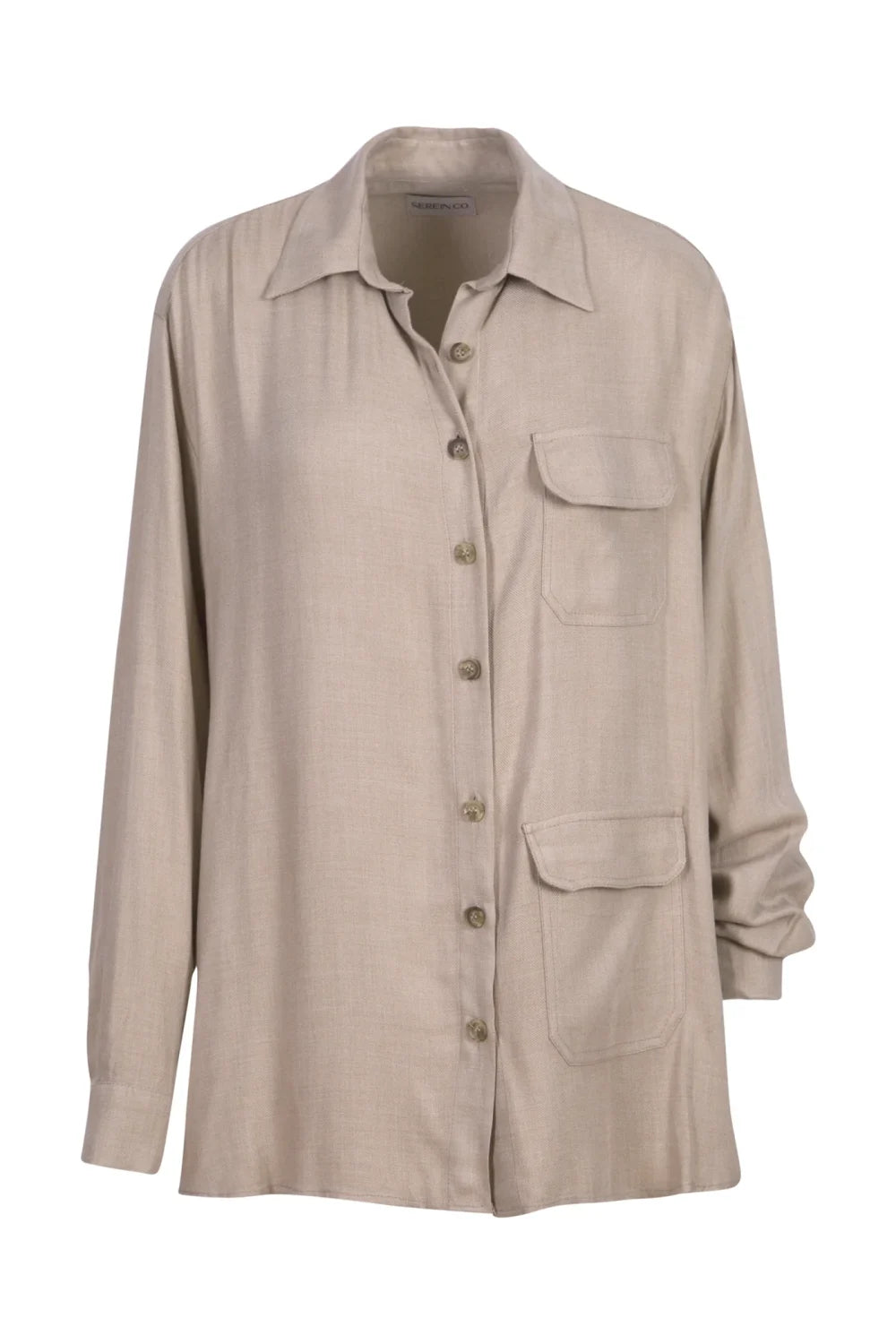 Serein Co-Soul Gömlek Bej-Gömlek-3-Milagron.com