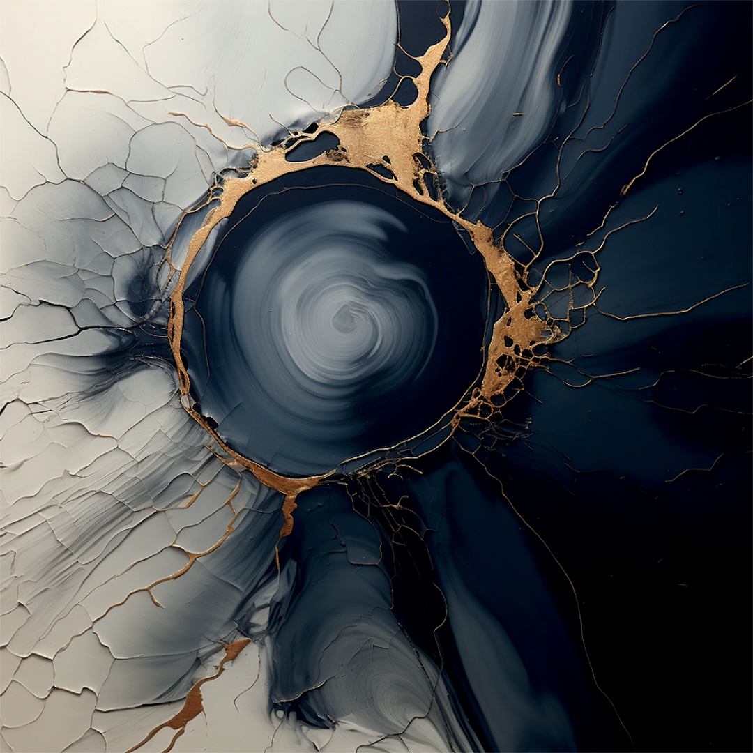 Sertaç Taşdelen-The Dot Kintsugi Generative Art Print 1-Tablo-2-Milagron.com