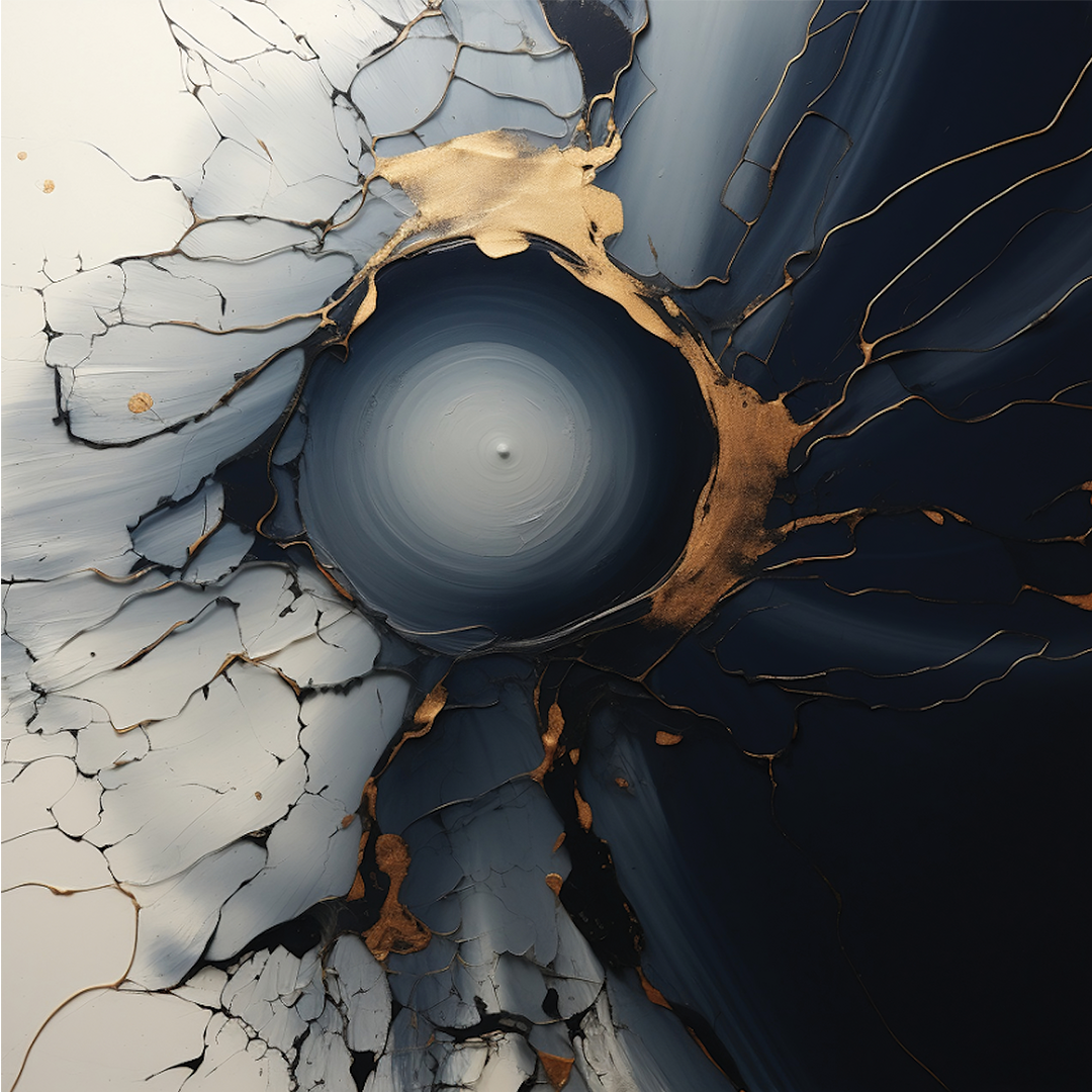 Sertaç Taşdelen-The Dot Kintsugi Generative Art Print 2-Tablo-2-Milagron.com