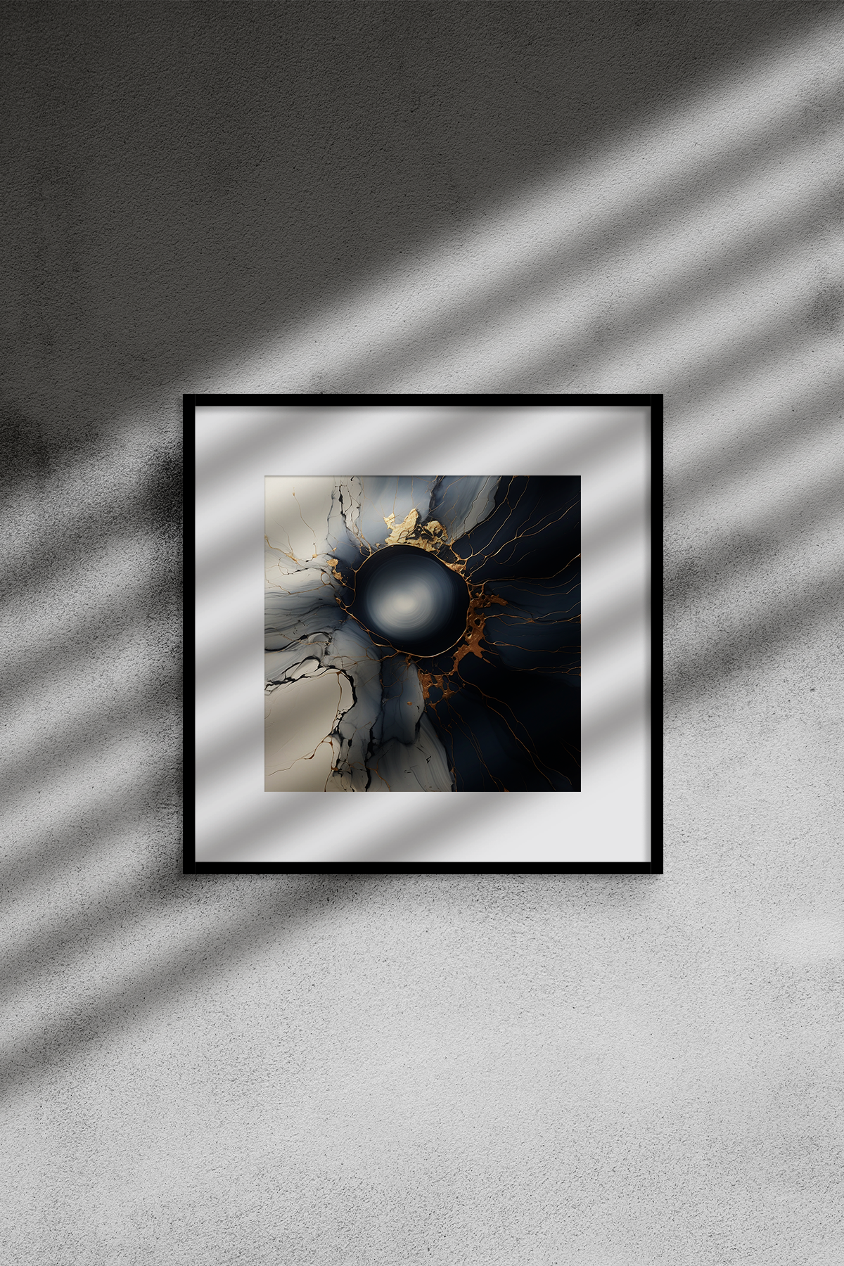 Sertaç Taşdelen-The Dot Kintsugi Generative Art Print 3-Tablo-1-Milagron.com