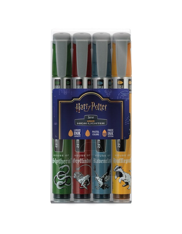 Serve Harry Potter 4'Lü Fosforlu Kalem Seti