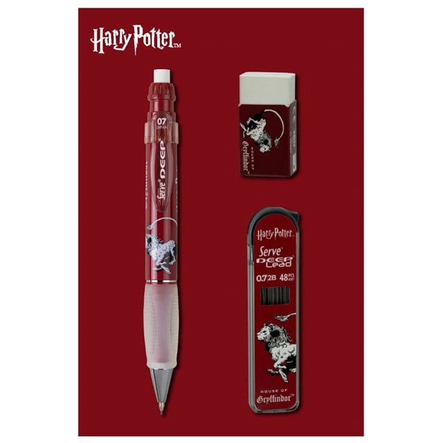 Serve-Harry Potter Gryffindor Temalı 3'lü Kalem Seti — 0,7 Mm-Kalem Seti-3-Milagron.com
